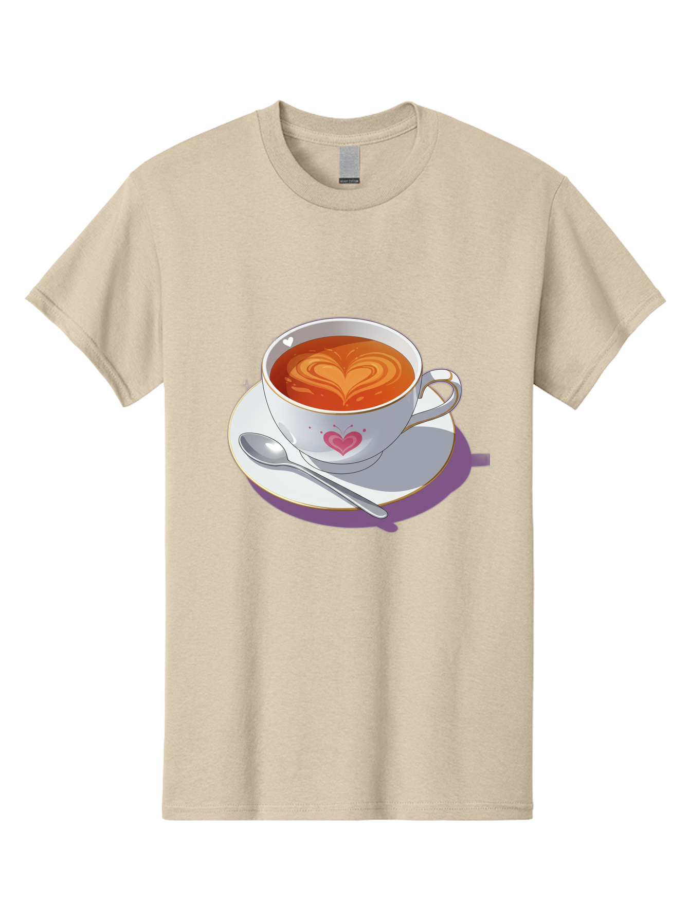 Cup-Of-Coffee-With-Heart Men'S Graphic Tee, 100% Cotton, Comfortable Casual Summer Wear, Machine Washable, Vintage Camera, Old Camera, Antique Camera, Black Camera, Classic Photography, Photography Equipment, Nostalgic Device, Film Camera, Bae995