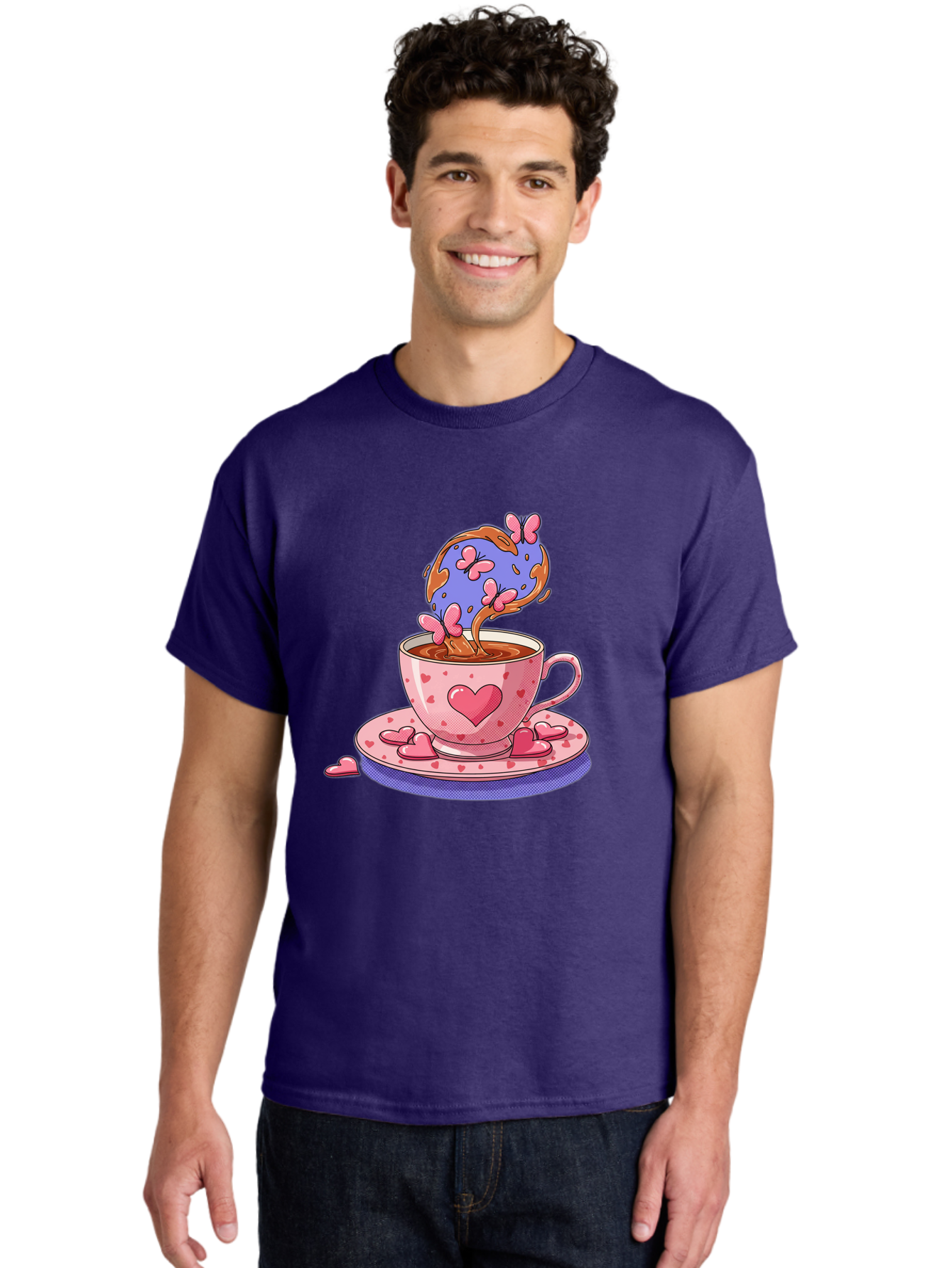 Cup-Of-Hearts Men'S Graphic Tee, 100% Cotton, Comfortable Casual Summer Wear, Machine Washable, Vintage Camera, Old Camera, Antique Camera, Black Camera, Classic Photography, Photography Equipment, Nostalgic Device, Film Camera, Camera Art Bae997