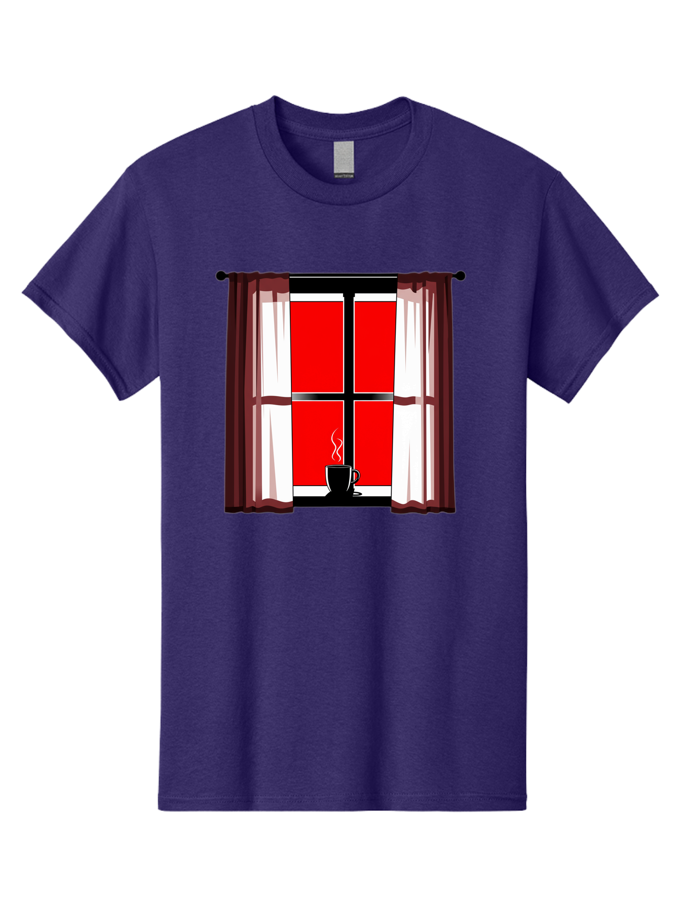 Cup-On-Windowsill Men'S Graphic Tee, 100% Cotton, Comfortable Casual Summer Wear, Machine Washable, Vintage Camera, Old Camera, Antique Camera, Black Camera, Classic Photography, Photography Equipment, Nostalgic Device, Film Camera, Camera Art Bae998