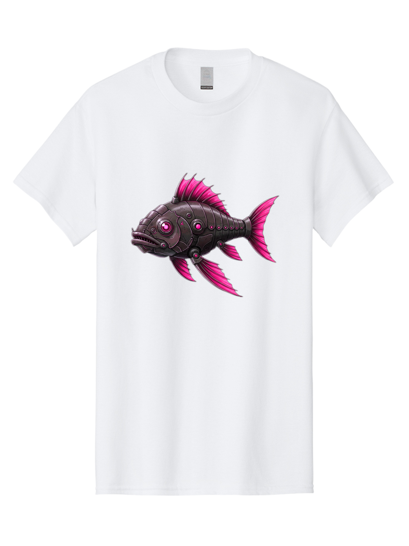 Cyber-Fish Men'S Graphic Tee, 100% Cotton, Comfortable Casual Summer Wear, Machine Washable, Vintage Camera, Old Camera, Antique Camera, Black Camera, Classic Photography, Photography Equipment, Nostalgic Device, Film Camera, Camera Art Baf006