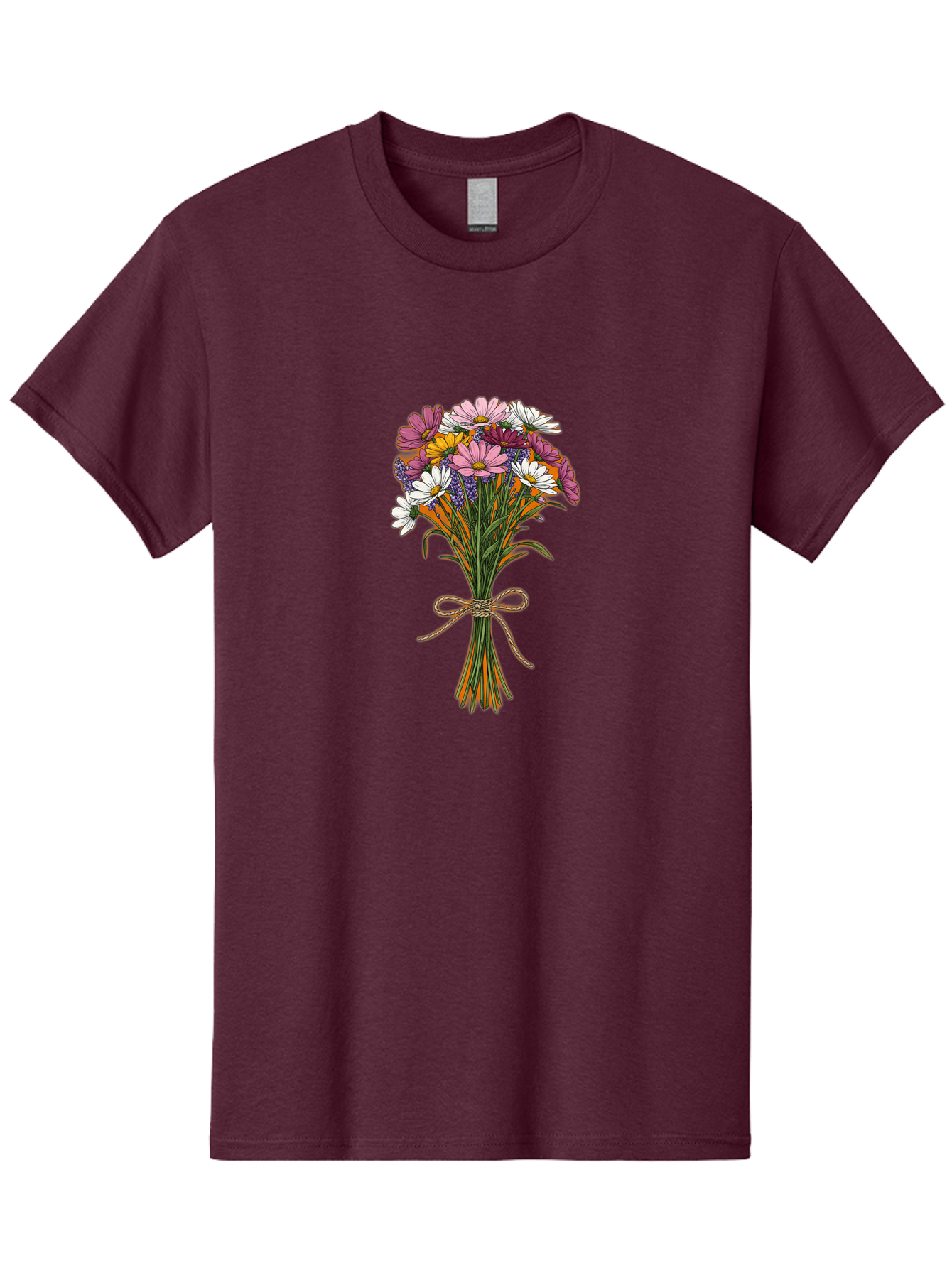 Daisy-Bouquet Men'S Graphic Tee, 100% Cotton, Comfortable Casual Summer Wear, Machine Washable, Vintage Camera, Old Camera, Antique Camera, Black Camera, Classic Photography, Photography Equipment, Nostalgic Device, Film Camera, Camera Art Baf014