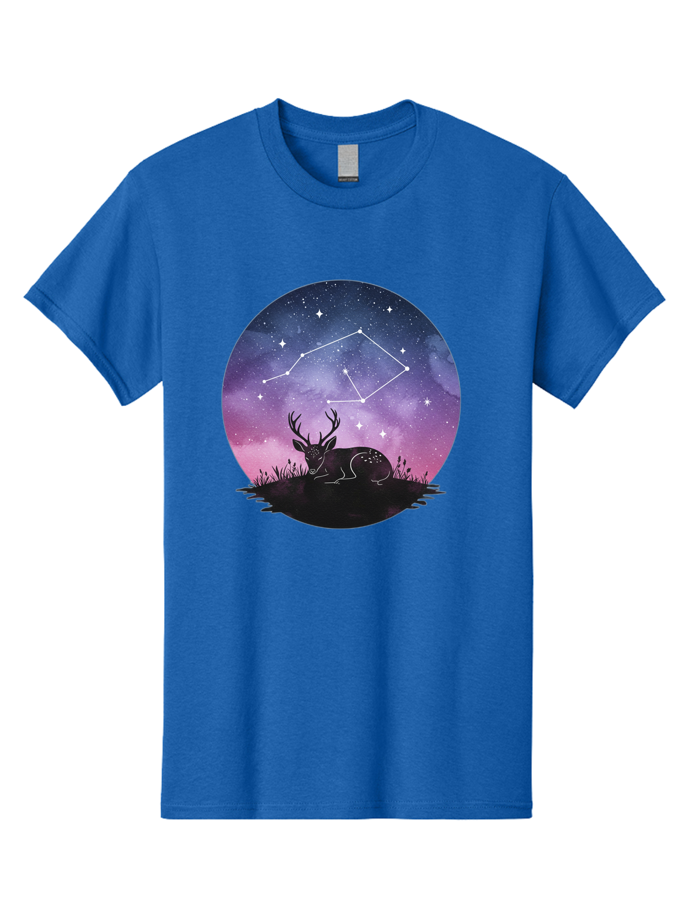 Deer-Constellation-1 Men'S Graphic Tee, 100% Cotton, Comfortable Casual Summer Wear, Machine Washable, Vintage Camera, Old Camera, Antique Camera, Black Camera, Classic Photography, Photography Equipment, Nostalgic Device, Film Camera, Baf021