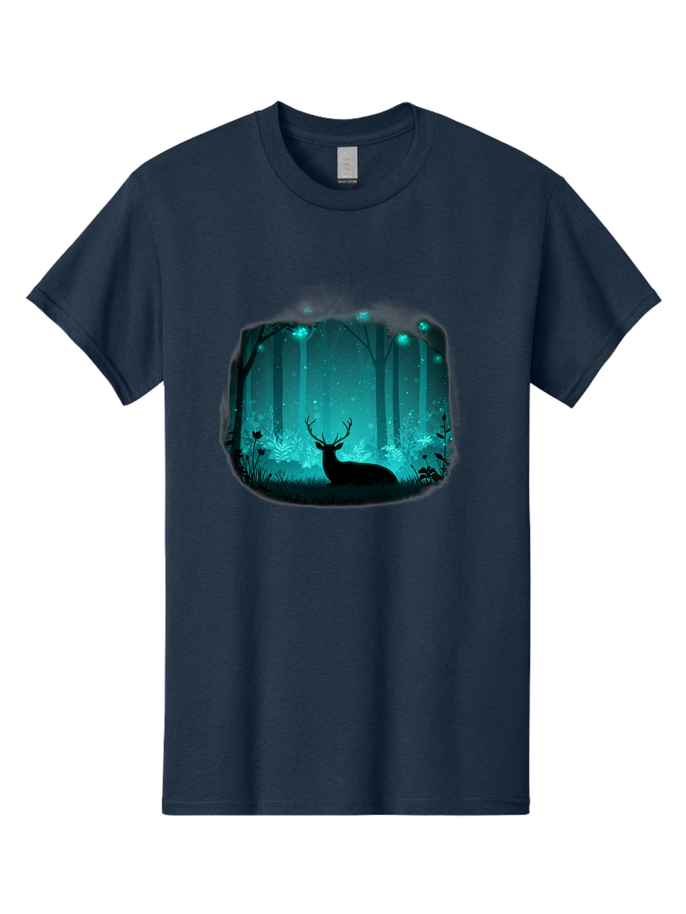 Deer-In-Forest Men'S Graphic Tee, 100% Cotton, Comfortable Casual Summer Wear, Machine Washable, Vintage Camera, Old Camera, Antique Camera, Black Camera, Classic Photography, Photography Equipment, Nostalgic Device, Film Camera, Camera Art Baf026