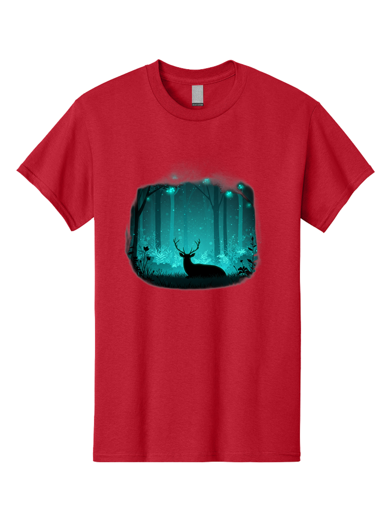 Deer-In-Forest Men'S Graphic Tee, 100% Cotton, Comfortable Casual Summer Wear, Machine Washable, Vintage Camera, Old Camera, Antique Camera, Black Camera, Classic Photography, Photography Equipment, Nostalgic Device, Film Camera, Camera Art Baf026