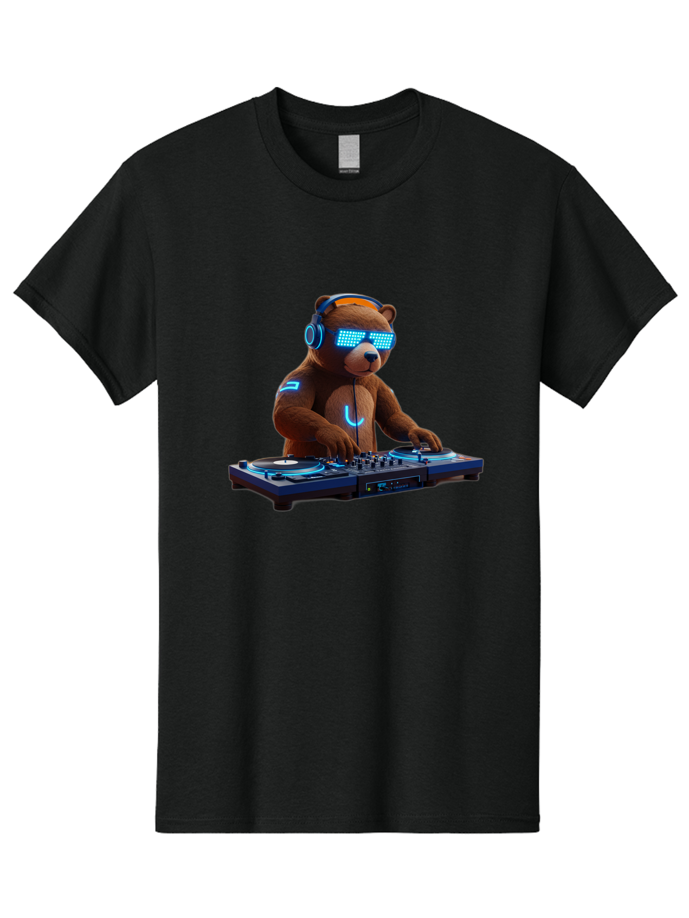 Dj-Bear-1 Men'S Graphic Tee, 100% Cotton, Comfortable Casual Summer Wear, Machine Washable, Vintage Camera, Old Camera, Antique Camera, Black Camera, Classic Photography, Photography Equipment, Nostalgic Device, Film Camera, Camera Art Baf036