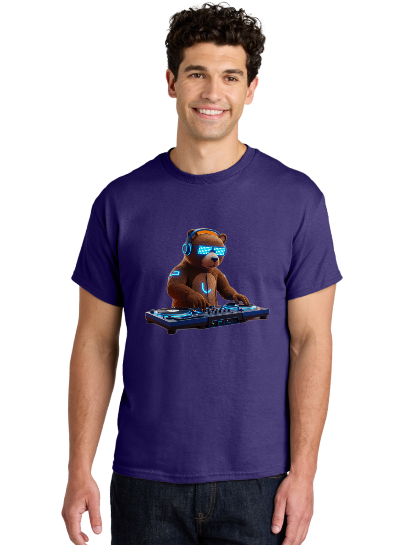 Dj-Bear-1 Men'S Graphic Tee, 100% Cotton, Comfortable Casual Summer Wear, Machine Washable, Vintage Camera, Old Camera, Antique Camera, Black Camera, Classic Photography, Photography Equipment, Nostalgic Device, Film Camera, Camera Art Baf036