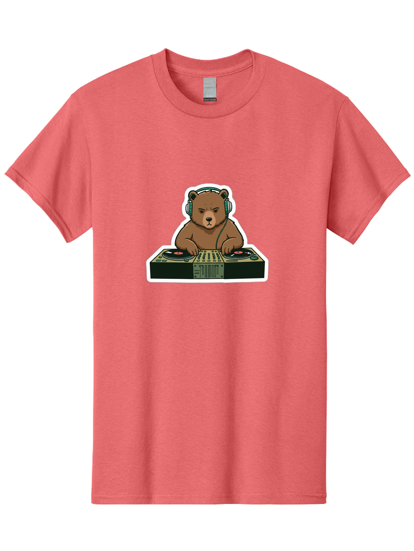 Dj-Bear-2 Men'S Graphic Tee, 100% Cotton, Comfortable Casual Summer Wear, Machine Washable, Vintage Camera, Old Camera, Antique Camera, Black Camera, Classic Photography, Photography Equipment, Nostalgic Device, Film Camera, Camera Art Baf037