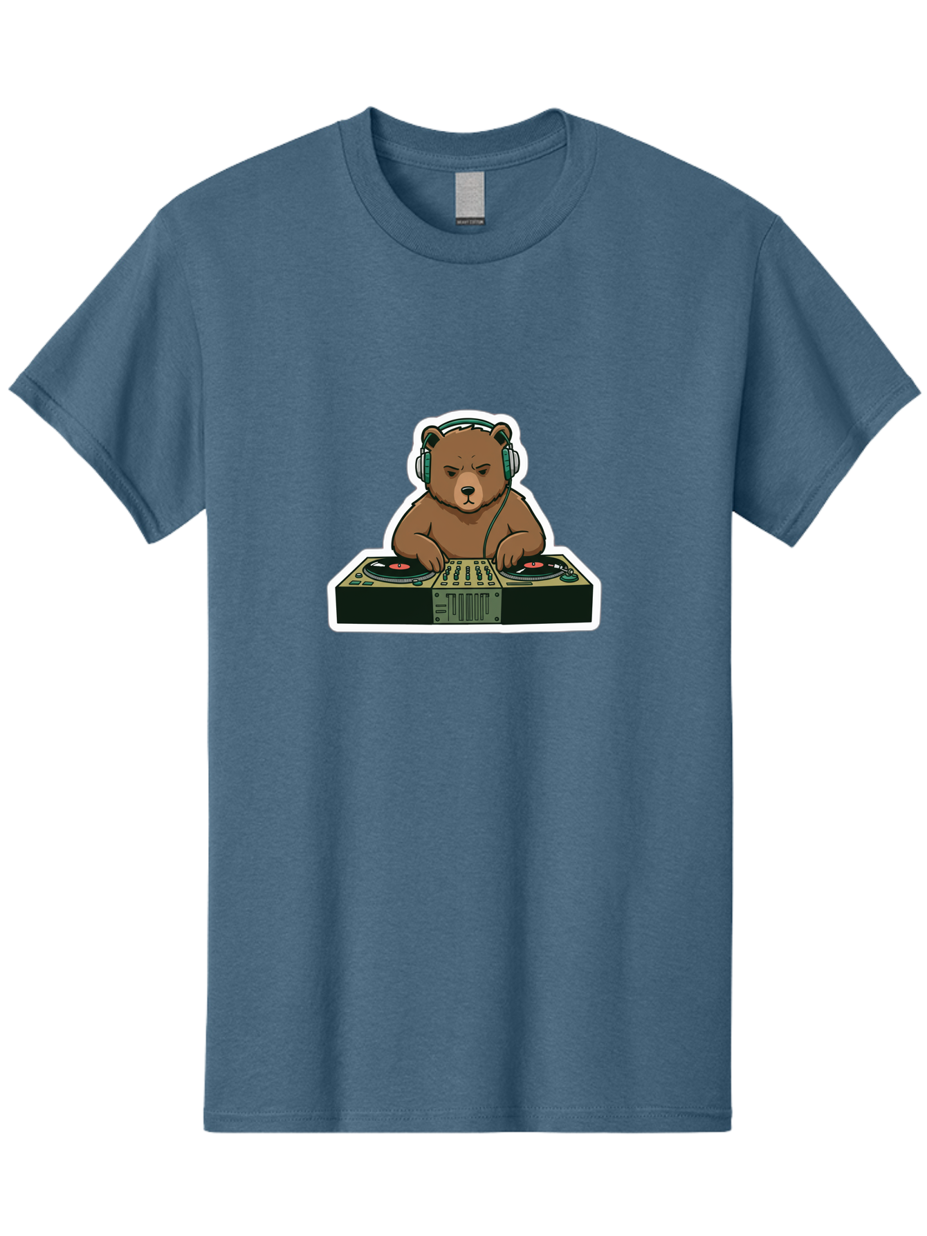 Dj-Bear-2 Men'S Graphic Tee, 100% Cotton, Comfortable Casual Summer Wear, Machine Washable, Vintage Camera, Old Camera, Antique Camera, Black Camera, Classic Photography, Photography Equipment, Nostalgic Device, Film Camera, Camera Art Baf037