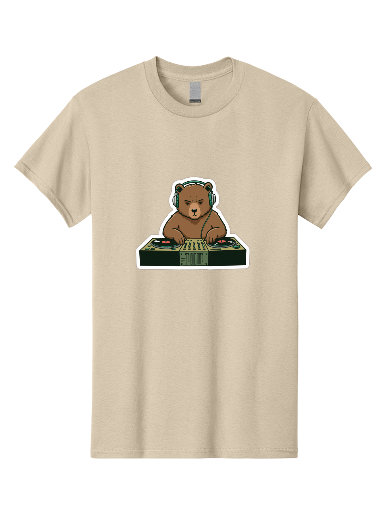 Dj-Bear-2 Men'S Graphic Tee, 100% Cotton, Comfortable Casual Summer Wear, Machine Washable, Vintage Camera, Old Camera, Antique Camera, Black Camera, Classic Photography, Photography Equipment, Nostalgic Device, Film Camera, Camera Art Baf037