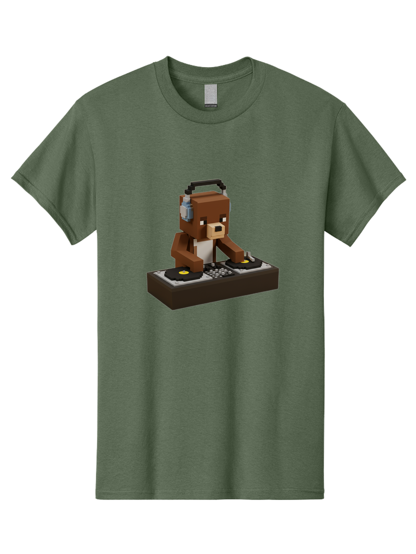 Dj-Bear-5 Men'S Graphic Tee, 100% Cotton, Comfortable Casual Summer Wear, Machine Washable, Vintage Camera, Old Camera, Antique Camera, Black Camera, Classic Photography, Photography Equipment, Nostalgic Device, Film Camera, Camera Art Baf040