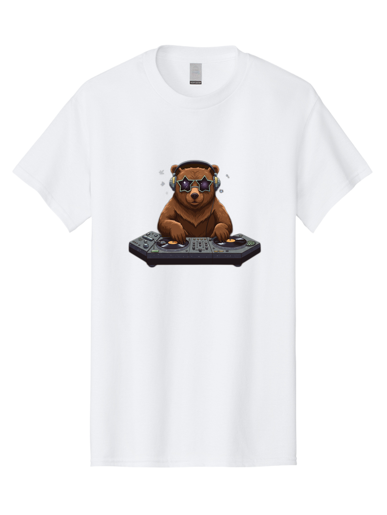 Dj-Bear-6 Men'S Graphic Tee, 100% Cotton, Comfortable Casual Summer Wear, Machine Washable, Vintage Camera, Old Camera, Antique Camera, Black Camera, Classic Photography, Photography Equipment, Nostalgic Device, Film Camera, Camera Art Baf041