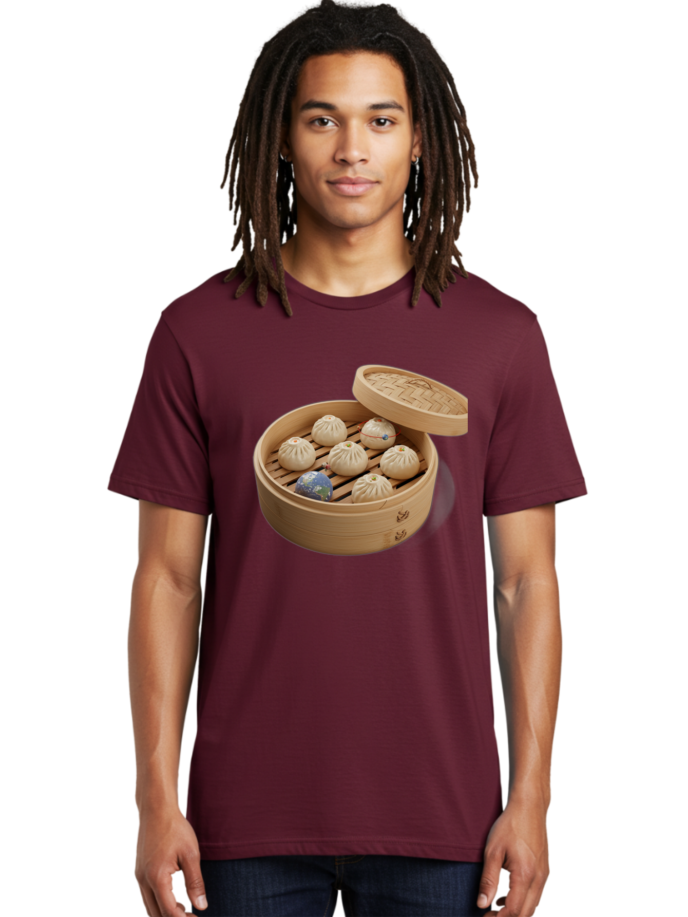 Dumplings-1 Men'S Graphic Tee, 100% Cotton, Comfortable Casual Summer Wear, Machine Washable, Vintage Camera, Old Camera, Antique Camera, Black Camera, Classic Photography, Photography Equipment, Nostalgic Device, Film Camera, Camera Art Baf051