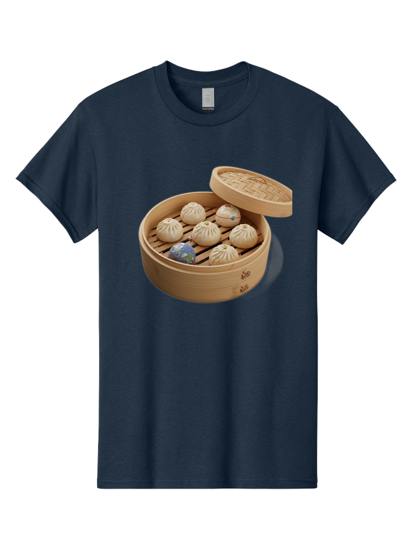 Dumplings-1 Men'S Graphic Tee, 100% Cotton, Comfortable Casual Summer Wear, Machine Washable, Vintage Camera, Old Camera, Antique Camera, Black Camera, Classic Photography, Photography Equipment, Nostalgic Device, Film Camera, Camera Art Baf051