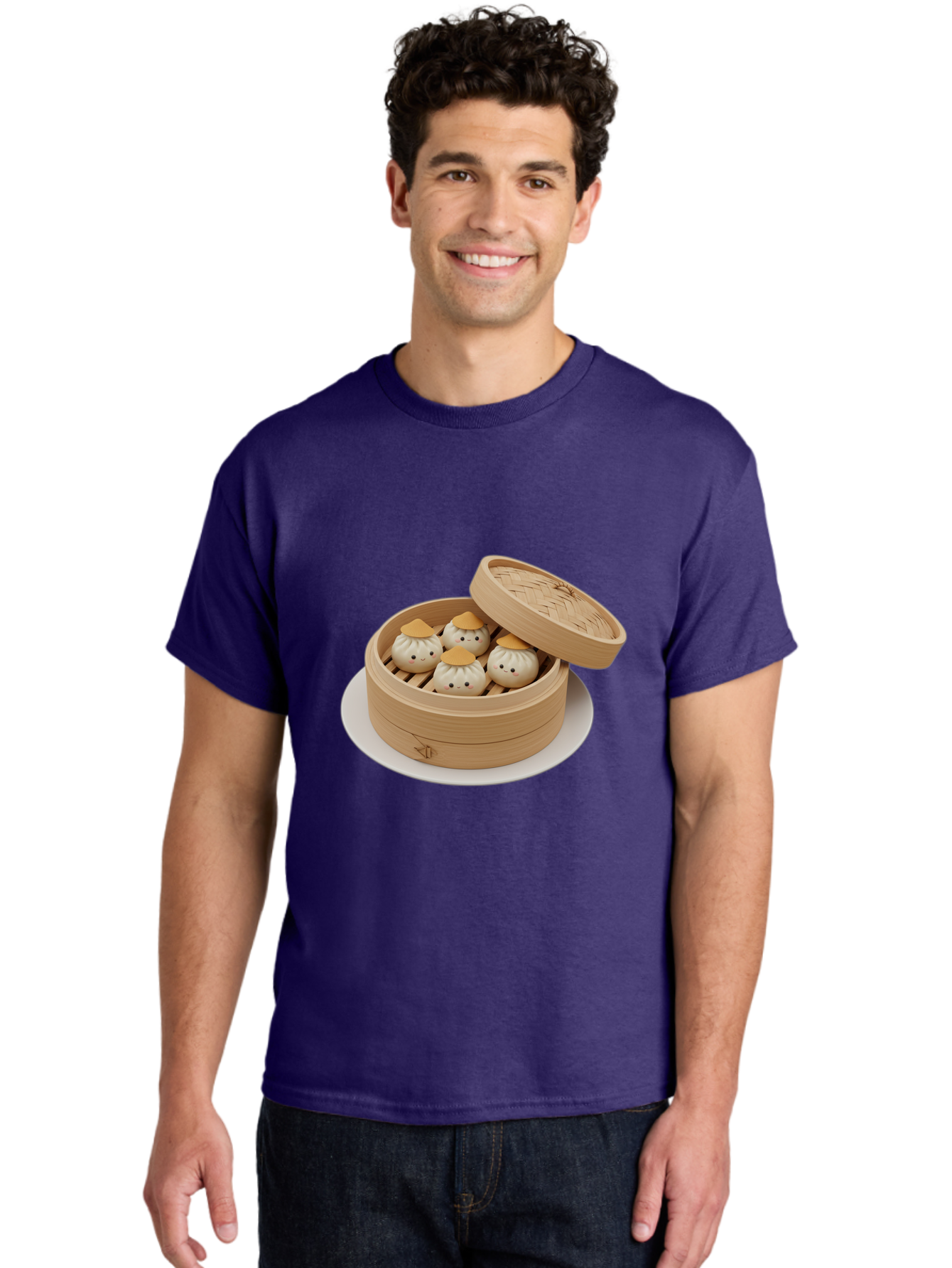 Dumplings-Steamer Men'S Graphic Tee, 100% Cotton, Comfortable Casual Summer Wear, Machine Washable, Vintage Camera, Old Camera, Antique Camera, Black Camera, Classic Photography, Photography Equipment, Nostalgic Device, Film Camera, Camera Art Baf052