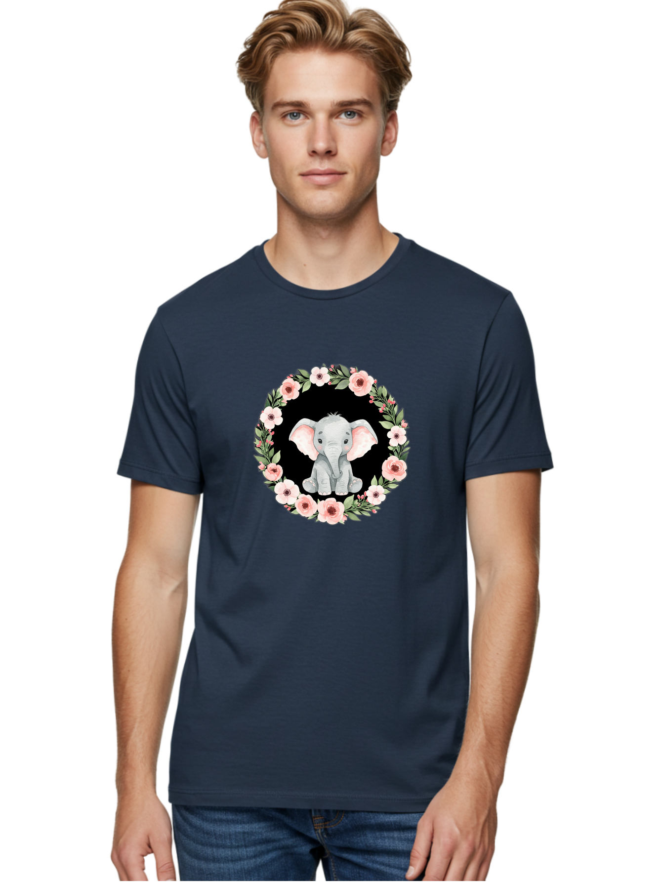 Elephant Men'S Graphic Tee, 100% Cotton, Comfortable Casual Summer Wear, Machine Washable, Vintage Camera, Old Camera, Antique Camera, Black Camera, Classic Photography, Photography Equipment, Nostalgic Device, Film Camera, Camera Art Baf056
