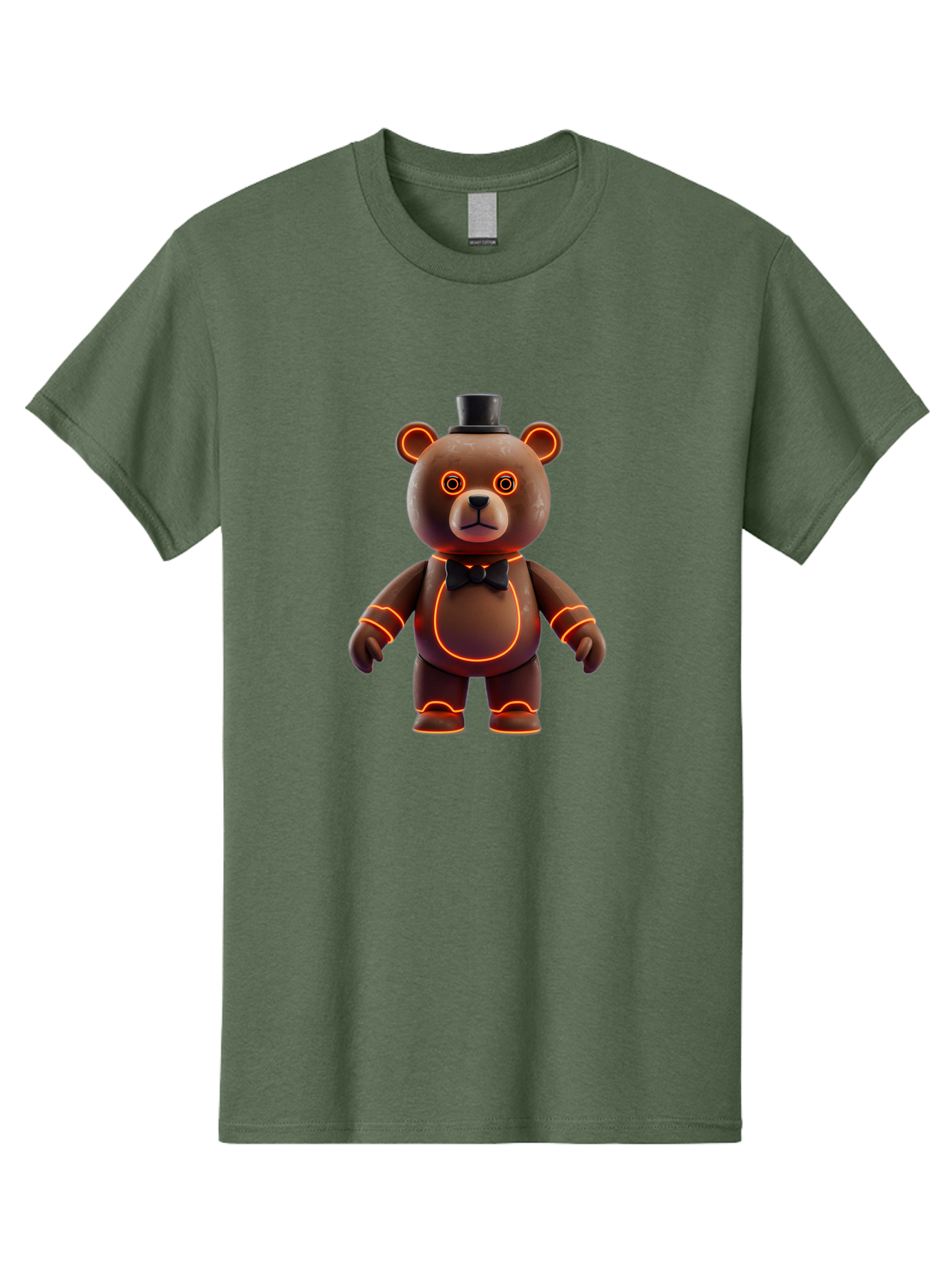 Five-Nights-At-Freddy-S-Bear-1 Men'S Graphic Tee, 100% Cotton, Comfortable Casual Summer Wear, Machine Washable, Vintage Camera, Old Camera, Antique Camera, Black Camera, Classic Photography, Photography Equipment, Nostalgic Device, Baf065