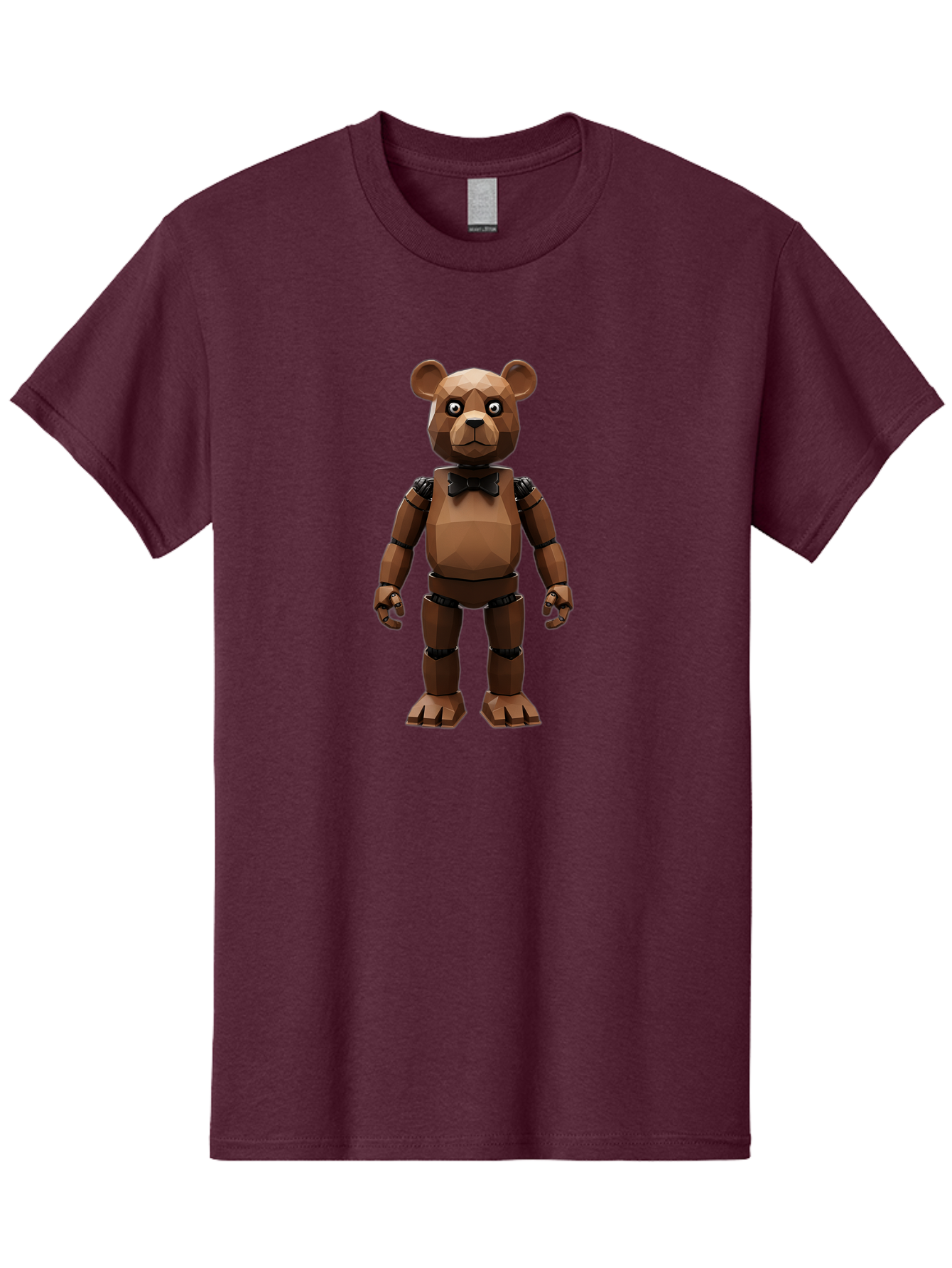 Five-Nights-At-Freddy-S-Freddy-Fazbear-1 Men'S Graphic Tee, 100% Cotton, Comfortable Casual Summer Wear, Machine Washable, Vintage Camera, Old Camera, Antique Camera, Black Camera, Classic Photography, Photography Equipment, Nostalgic Device, Baf067