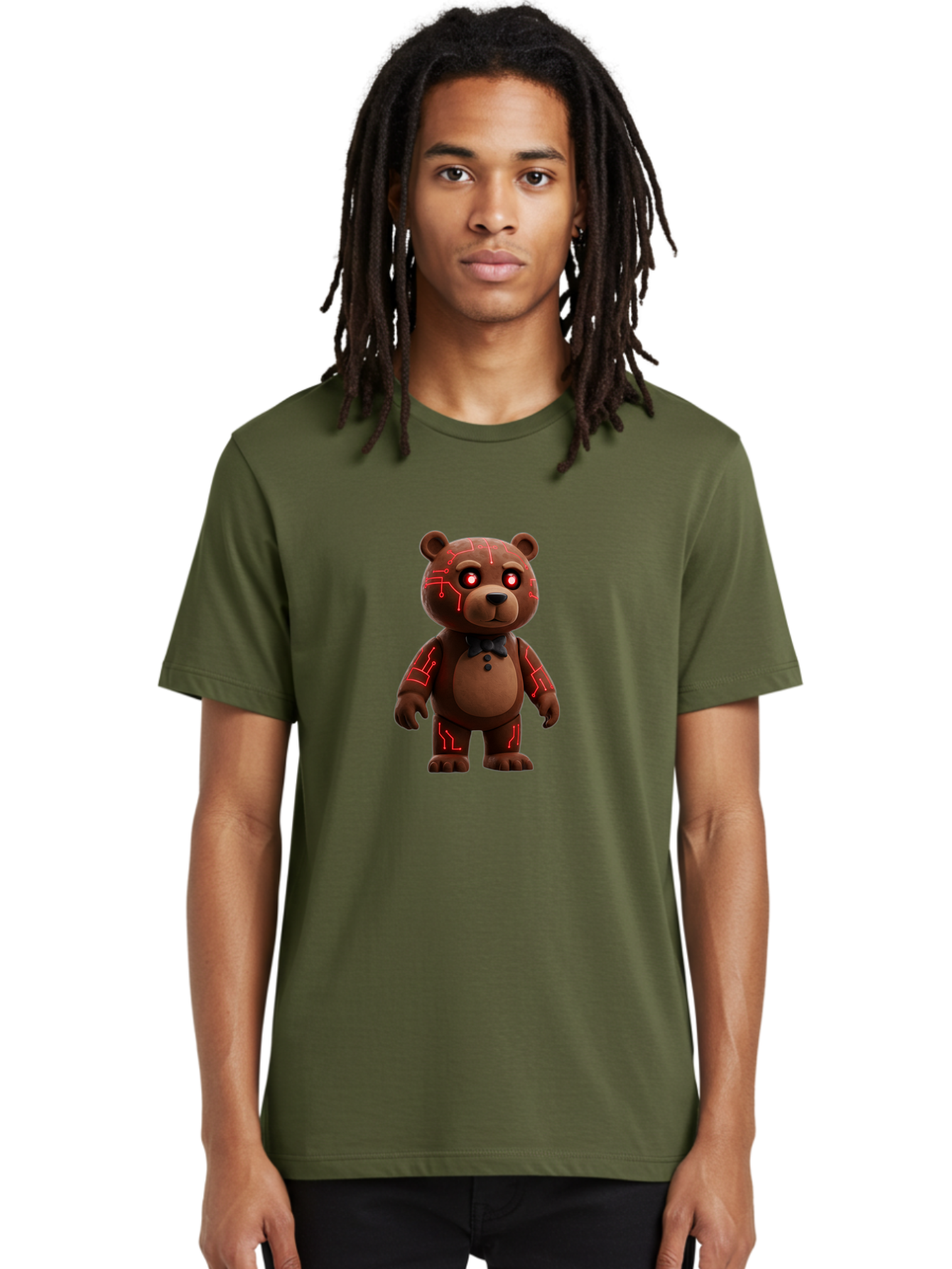 Five-Nights-At-Freddy-S-Teddy-Bear Men'S Graphic Tee, 100% Cotton, Comfortable Casual Summer Wear, Machine Washable, Vintage Camera, Old Camera, Antique Camera, Black Camera, Classic Photography, Photography Equipment, Nostalgic Device, Baf070