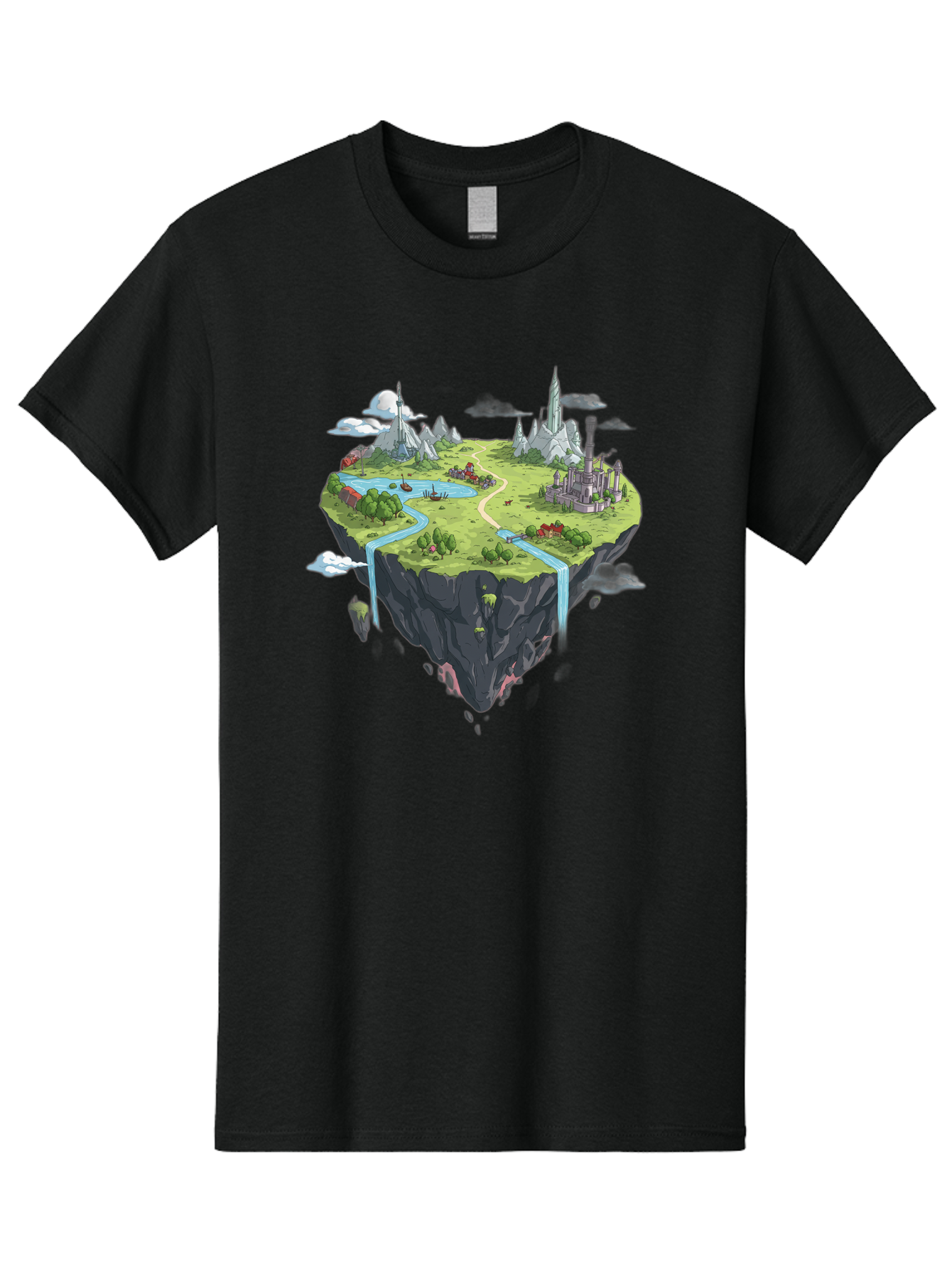 Floating-Island Men'S Graphic Tee, 100% Cotton, Comfortable Casual Summer Wear, Machine Washable, Vintage Camera, Old Camera, Antique Camera, Black Camera, Classic Photography, Photography Equipment, Nostalgic Device, Film Camera, Camera Art Baf073