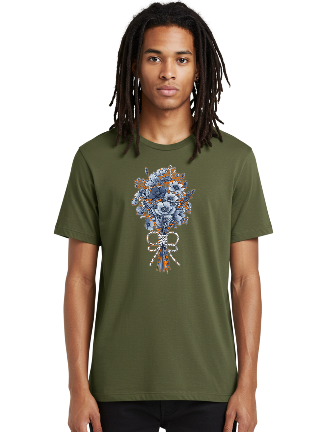 Floral-Bouquet-2 Men'S Graphic Tee, 100% Cotton, Comfortable Casual Summer Wear, Machine Washable, Vintage Camera, Old Camera, Antique Camera, Black Camera, Classic Photography, Photography Equipment, Nostalgic Device, Film Camera, Camera Art Baf077