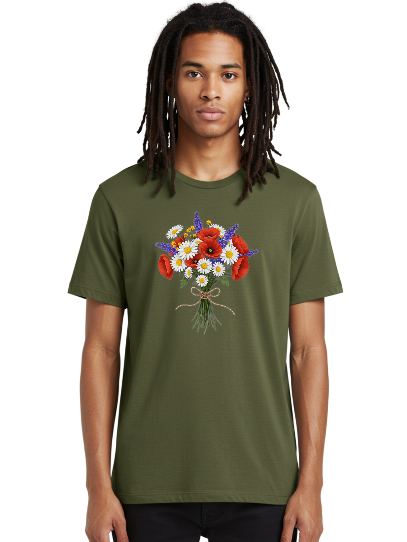 Floral-Bouquet-3 Men'S Graphic Tee, 100% Cotton, Comfortable Casual Summer Wear, Machine Washable, Vintage Camera, Old Camera, Antique Camera, Black Camera, Classic Photography, Photography Equipment, Nostalgic Device, Film Camera, Camera Art Baf078