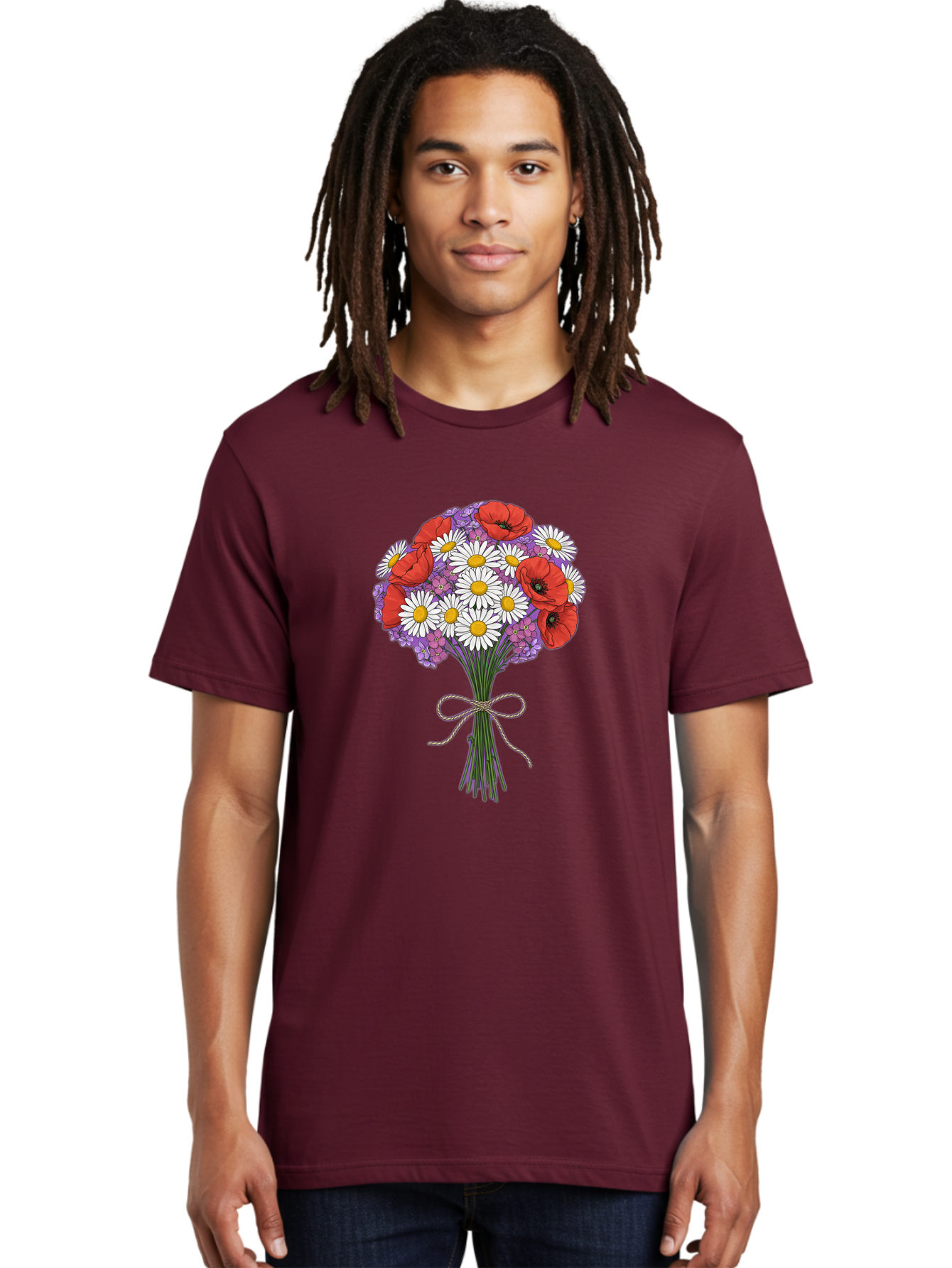 Floral-Bouquet-4 Men'S Graphic Tee, 100% Cotton, Comfortable Casual Summer Wear, Machine Washable, Vintage Camera, Old Camera, Antique Camera, Black Camera, Classic Photography, Photography Equipment, Nostalgic Device, Film Camera, Camera Art Baf079
