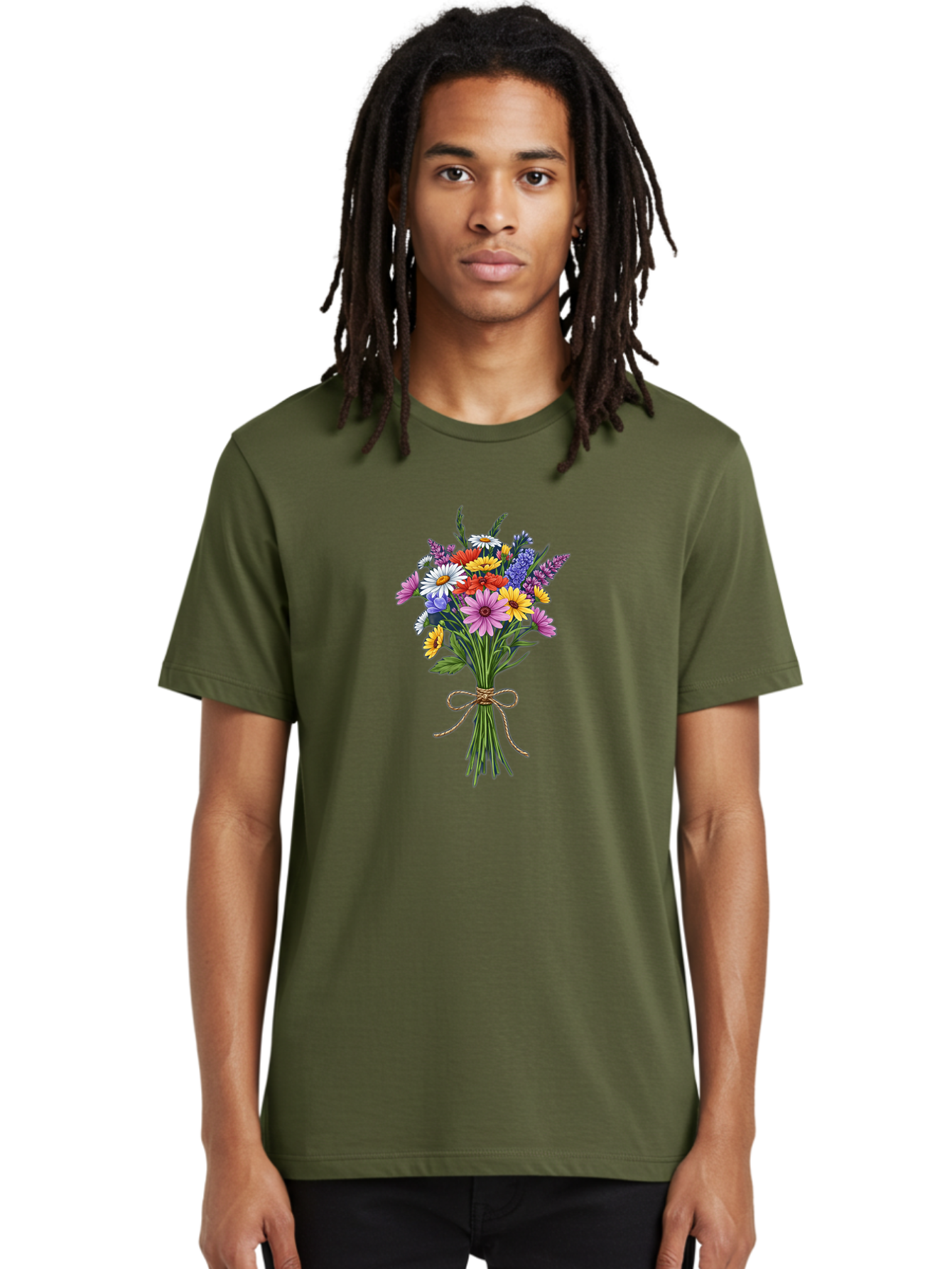 Floral-Bouquet-6 Men'S Graphic Tee, 100% Cotton, Comfortable Casual Summer Wear, Machine Washable, Vintage Camera, Old Camera, Antique Camera, Black Camera, Classic Photography, Photography Equipment, Nostalgic Device, Film Camera, Camera Art Baf081