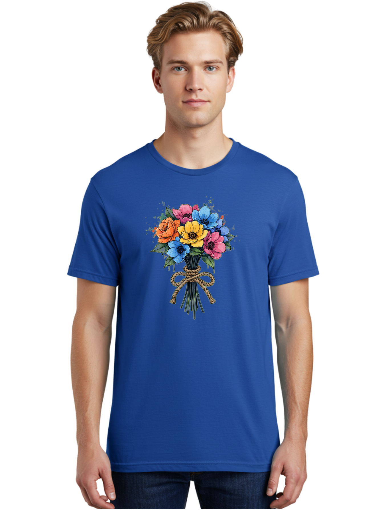 Floral-Bouquet Men'S Graphic Tee, 100% Cotton, Comfortable Casual Summer Wear, Machine Washable, Vintage Camera, Old Camera, Antique Camera, Black Camera, Classic Photography, Photography Equipment, Nostalgic Device, Film Camera, Camera Art Baf083