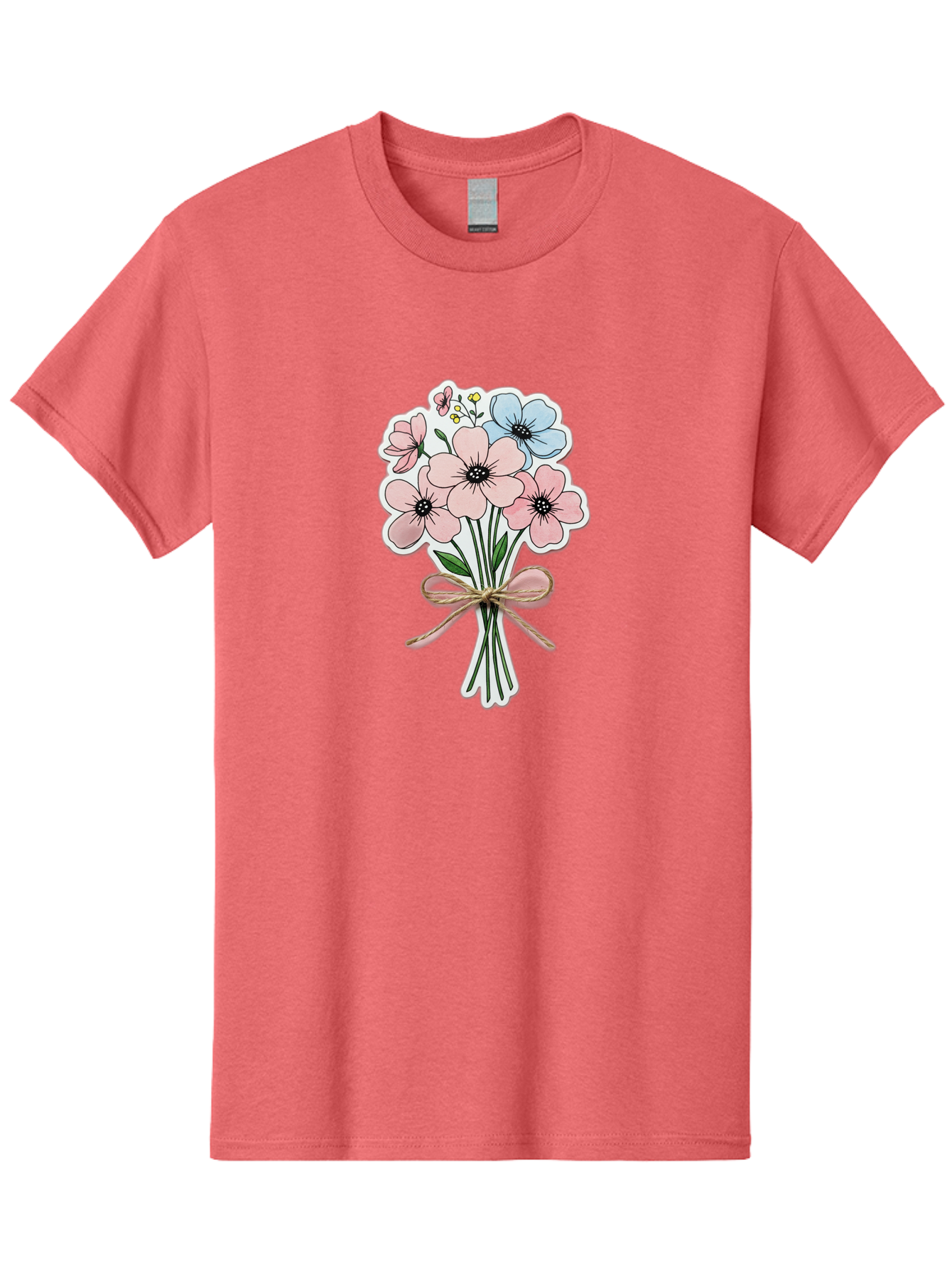 Flower-Bouquet-1 Men'S Graphic Tee, 100% Cotton, Comfortable Casual Summer Wear, Machine Washable, Vintage Camera, Old Camera, Antique Camera, Black Camera, Classic Photography, Photography Equipment, Nostalgic Device, Film Camera, Camera Art Baf088
