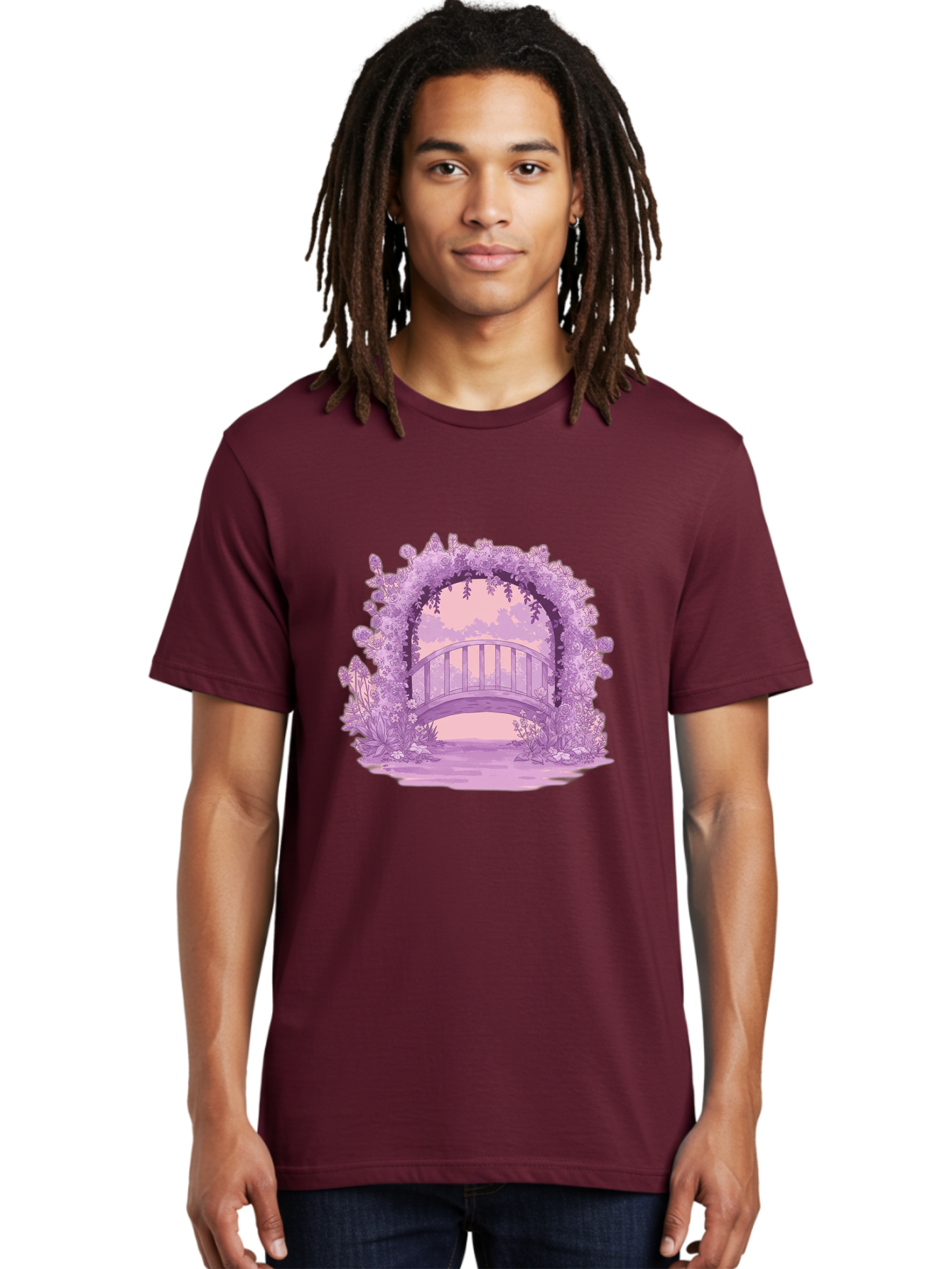 Footbridge-2 Men'S Graphic Tee, 100% Cotton, Comfortable Casual Summer Wear, Machine Washable, Vintage Camera, Old Camera, Antique Camera, Black Camera, Classic Photography, Photography Equipment, Nostalgic Device, Film Camera, Camera Art Baf093