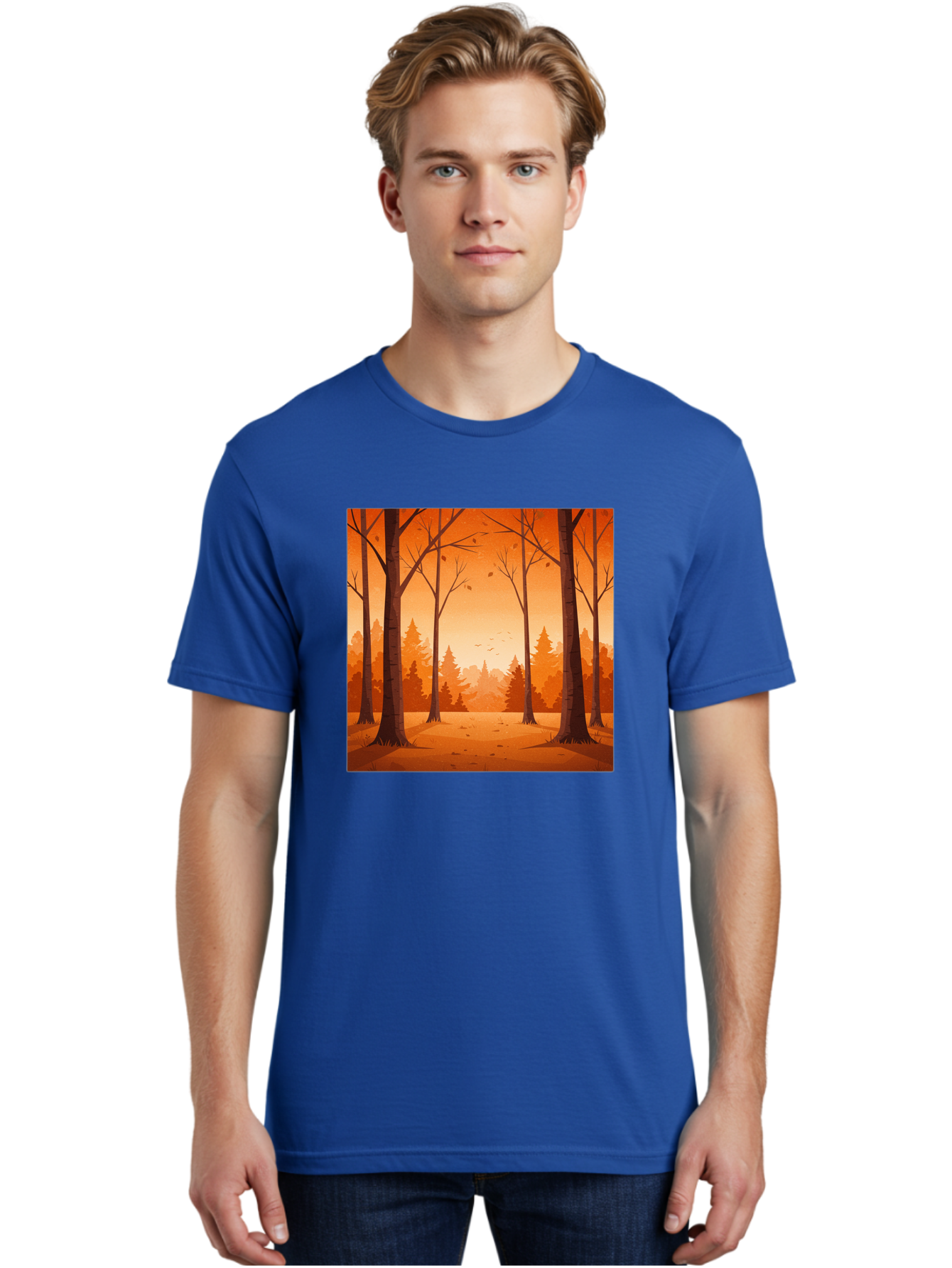 Forest-Landscape Men'S Graphic Tee, 100% Cotton, Comfortable Casual Summer Wear, Machine Washable, Vintage Camera, Old Camera, Antique Camera, Black Camera, Classic Photography, Photography Equipment, Nostalgic Device, Film Camera, Camera Art Baf098