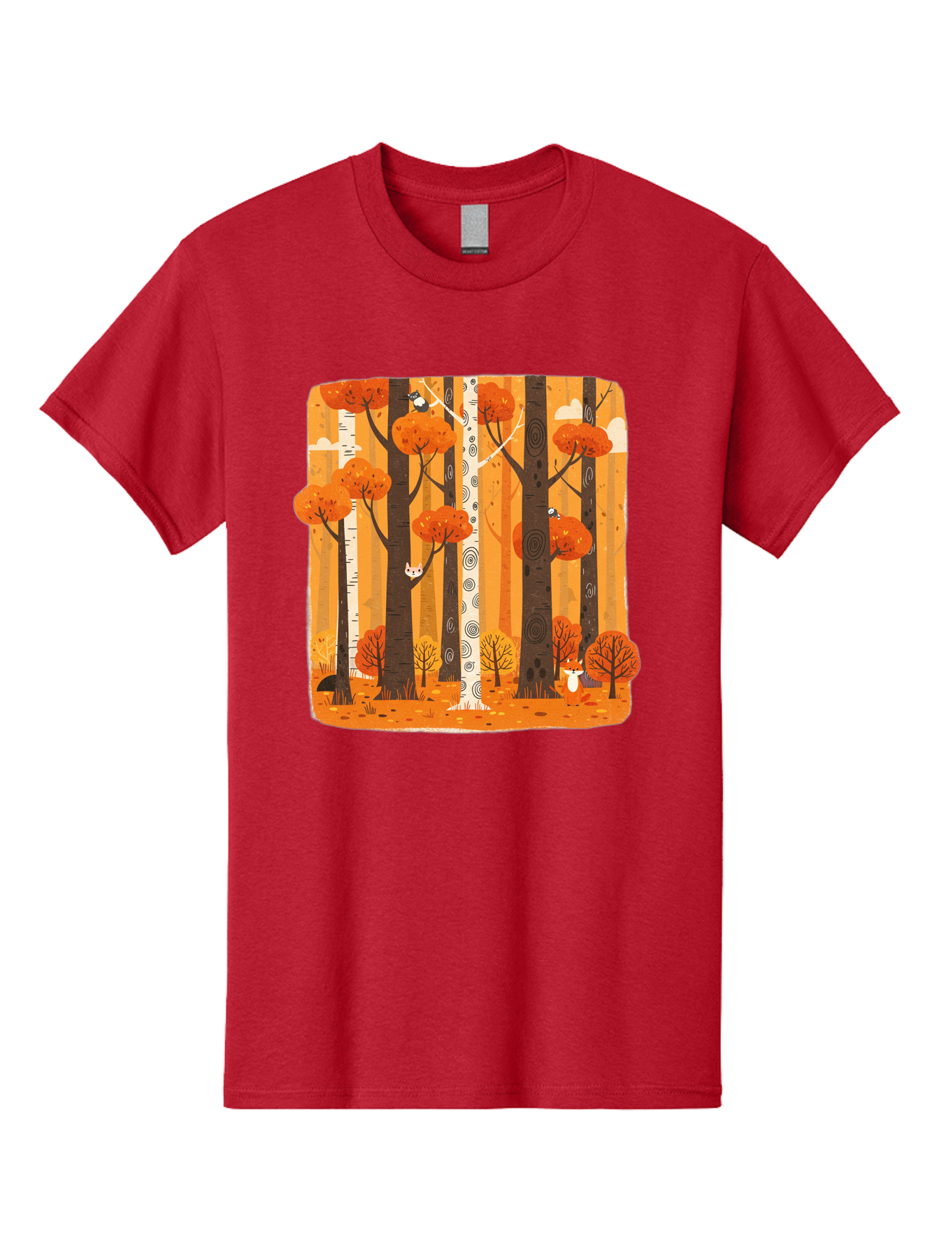 Forest-Scene Men'S Graphic Tee, 100% Cotton, Comfortable Casual Summer Wear, Machine Washable, Vintage Camera, Old Camera, Antique Camera, Black Camera, Classic Photography, Photography Equipment, Nostalgic Device, Film Camera, Camera Art Baf100