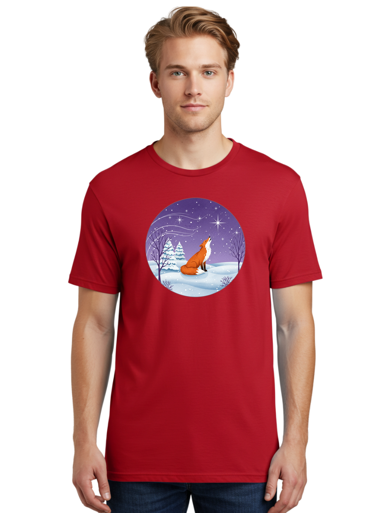 Fox-At-Night Men'S Graphic Tee, 100% Cotton, Comfortable Casual Summer Wear, Machine Washable, Vintage Camera, Old Camera, Antique Camera, Black Camera, Classic Photography, Photography Equipment, Nostalgic Device, Film Camera, Camera Art Baf107
