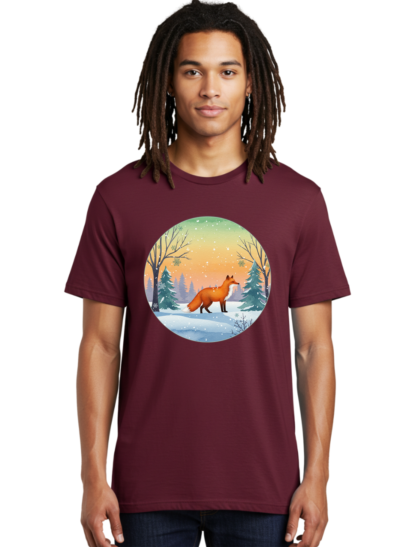 Fox-In-Winter Men'S Graphic Tee, 100% Cotton, Comfortable Casual Summer Wear, Machine Washable, Vintage Camera, Old Camera, Antique Camera, Black Camera, Classic Photography, Photography Equipment, Nostalgic Device, Film Camera, Camera Art Baf112