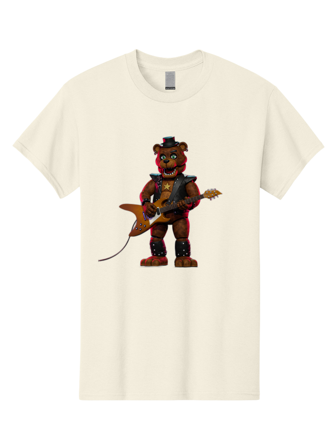 Freddy-Fazbear-1 Men'S Graphic Tee, 100% Cotton, Comfortable Casual Summer Wear, Machine Washable, Vintage Camera, Old Camera, Antique Camera, Black Camera, Classic Photography, Photography Equipment, Nostalgic Device, Film Camera, Camera Art Baf114