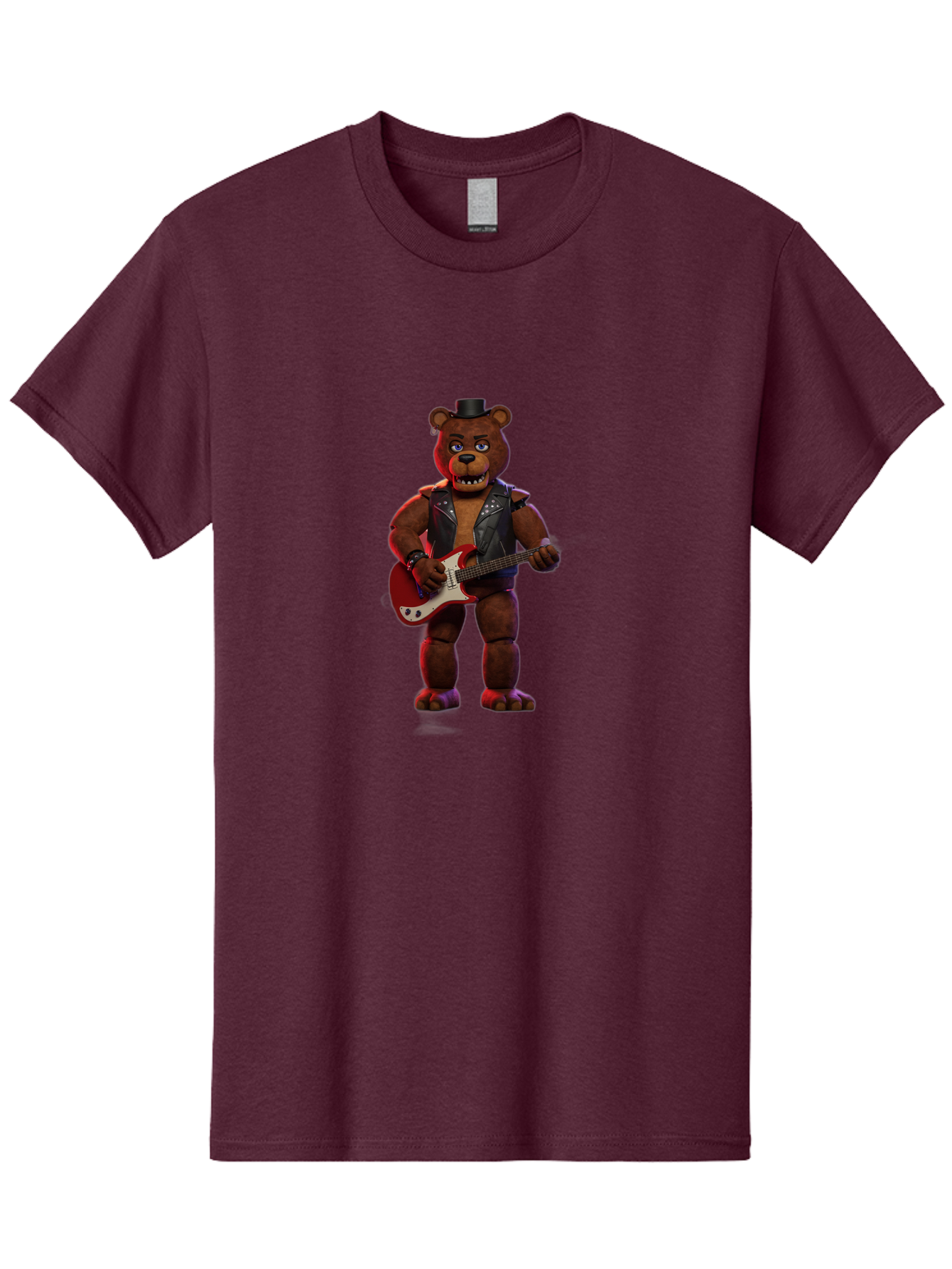 Freddy-Fazbear-2 Men'S Graphic Tee, 100% Cotton, Comfortable Casual Summer Wear, Machine Washable, Vintage Camera, Old Camera, Antique Camera, Black Camera, Classic Photography, Photography Equipment, Nostalgic Device, Film Camera, Camera Art Baf115