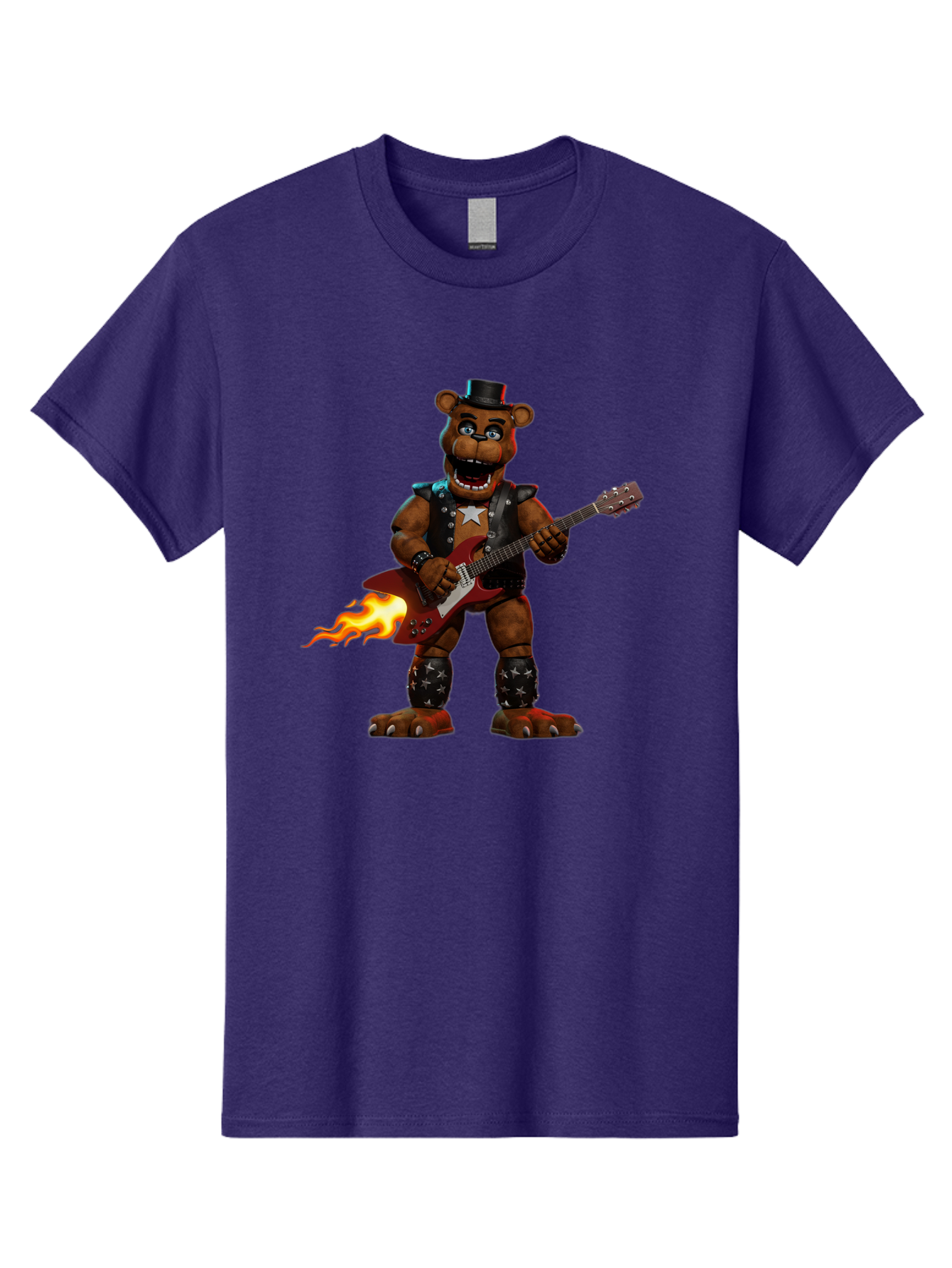 Freddy-Fazbear-3 Men'S Graphic Tee, 100% Cotton, Comfortable Casual Summer Wear, Machine Washable, Vintage Camera, Old Camera, Antique Camera, Black Camera, Classic Photography, Photography Equipment, Nostalgic Device, Film Camera, Camera Art Baf116