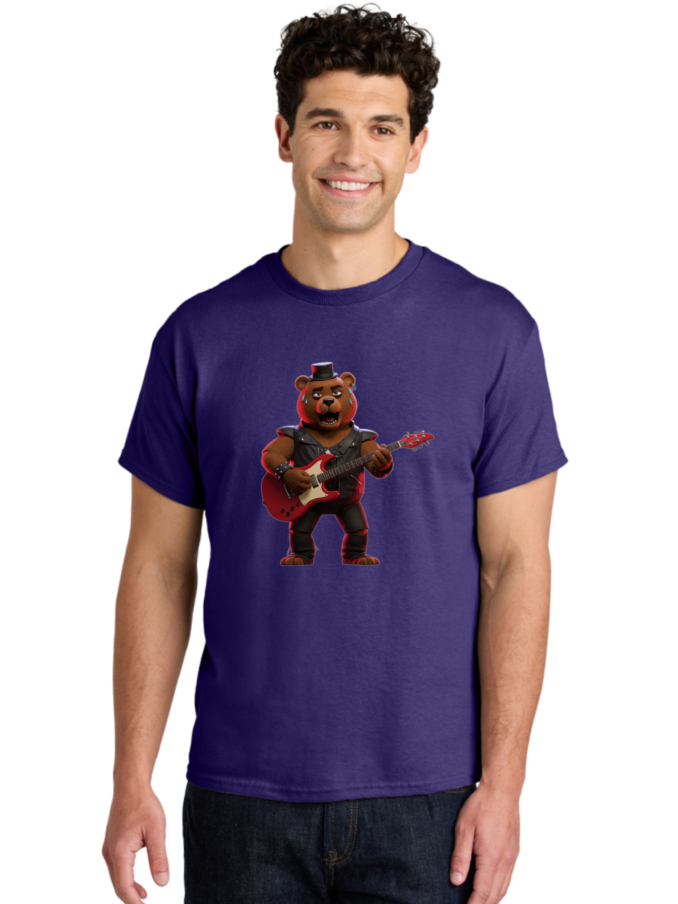 Freddy-Fazbear-4 Men'S Graphic Tee, 100% Cotton, Comfortable Casual Summer Wear, Machine Washable, Vintage Camera, Old Camera, Antique Camera, Black Camera, Classic Photography, Photography Equipment, Nostalgic Device, Film Camera, Camera Art Baf117