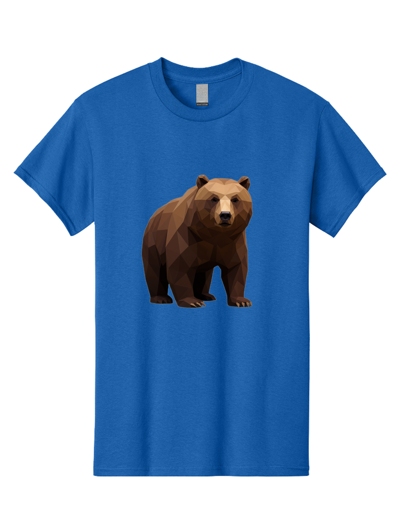 Geometric-Bear-2 Men'S Graphic Tee, 100% Cotton, Comfortable Casual Summer Wear, Machine Washable, Vintage Camera, Old Camera, Antique Camera, Black Camera, Classic Photography, Photography Equipment, Nostalgic Device, Film Camera, Camera Art Baf124