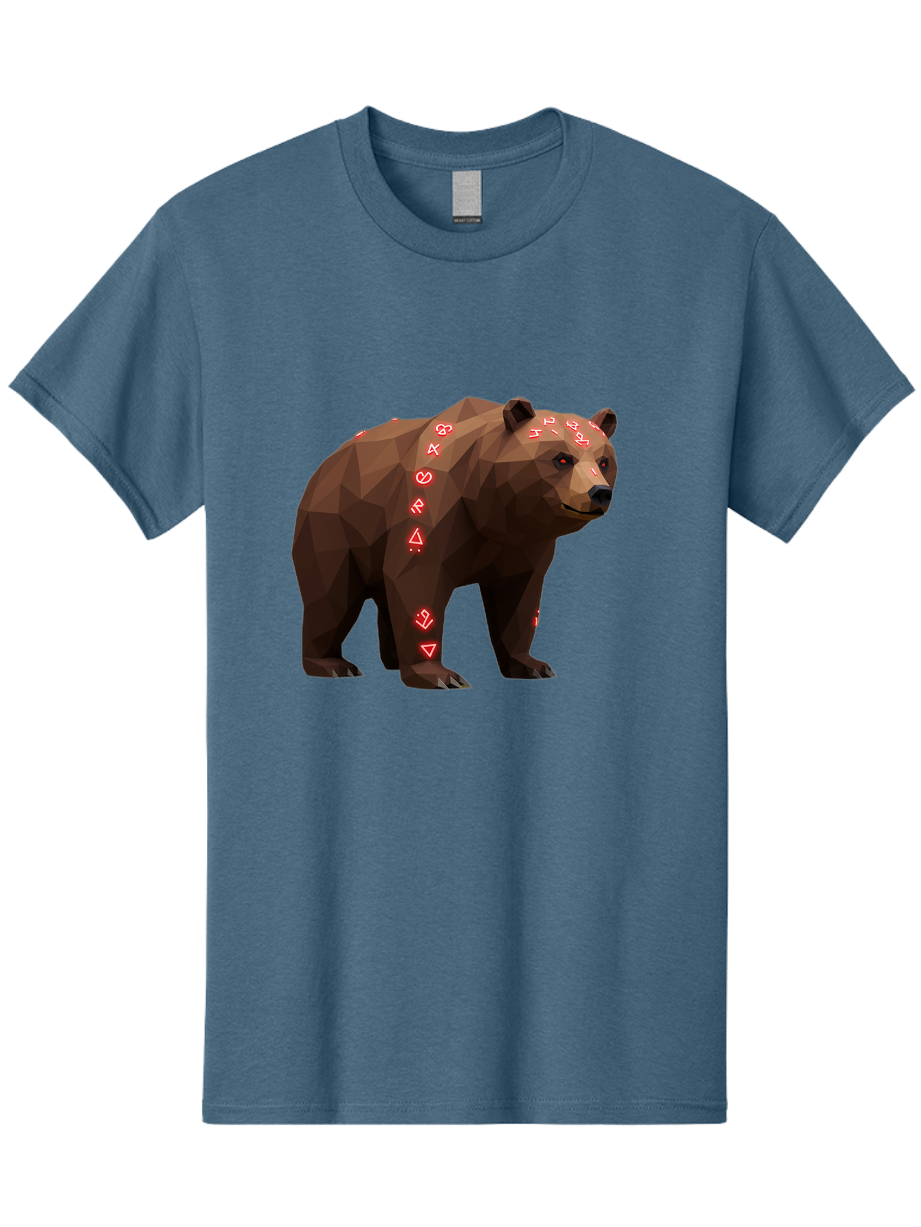 Geometric-Bear Men'S Graphic Tee, 100% Cotton, Comfortable Casual Summer Wear, Machine Washable, Vintage Camera, Old Camera, Antique Camera, Black Camera, Classic Photography, Photography Equipment, Nostalgic Device, Film Camera, Camera Art Baf125