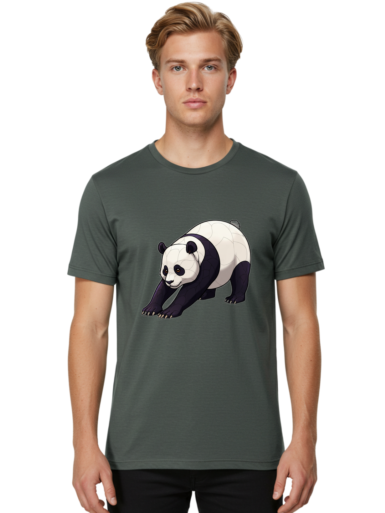 Giant-Panda Men'S Graphic Tee, 100% Cotton, Comfortable Casual Summer Wear, Machine Washable, Vintage Camera, Old Camera, Antique Camera, Black Camera, Classic Photography, Photography Equipment, Nostalgic Device, Film Camera, Camera Art Baf127