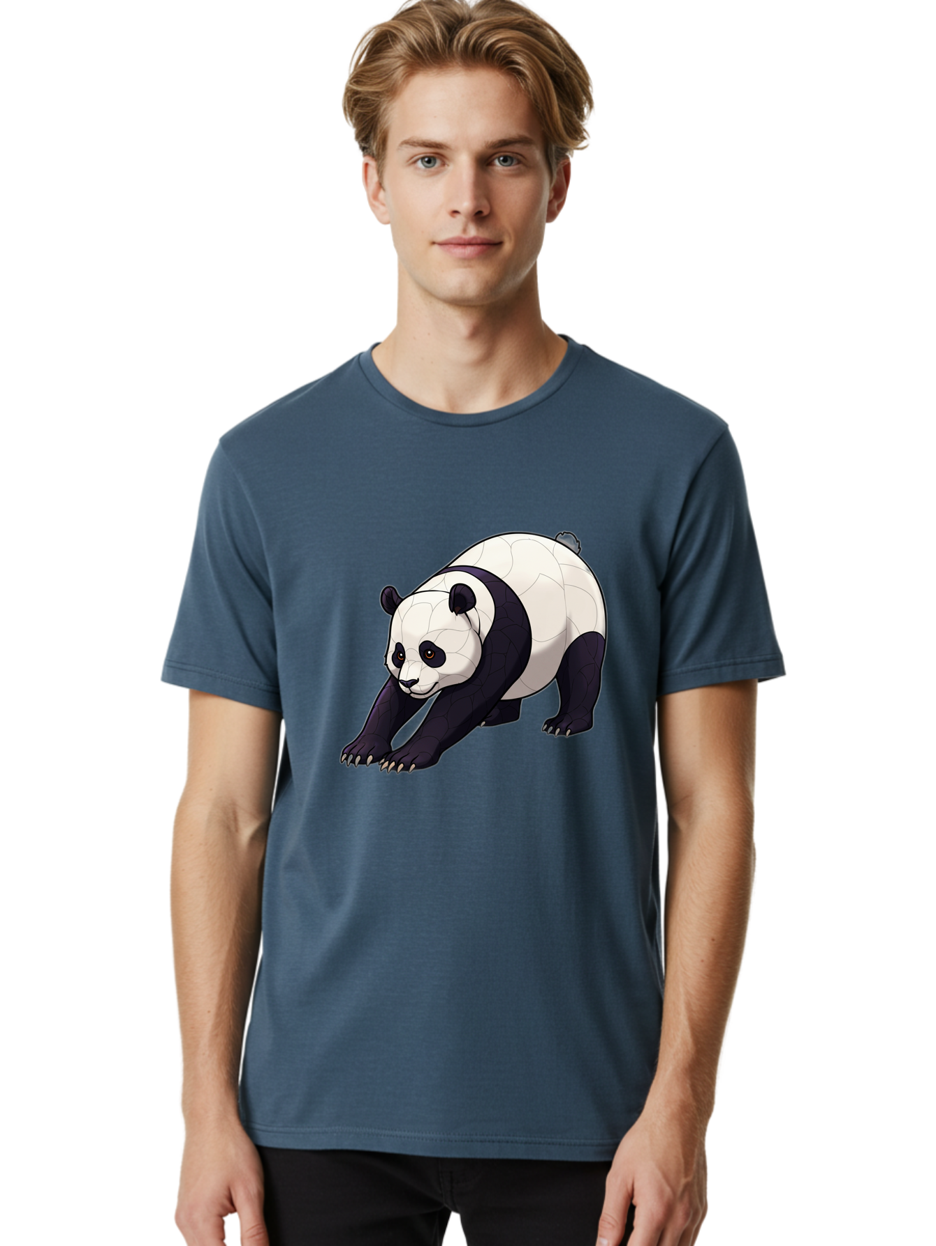Giant-Panda Men'S Graphic Tee, 100% Cotton, Comfortable Casual Summer Wear, Machine Washable, Vintage Camera, Old Camera, Antique Camera, Black Camera, Classic Photography, Photography Equipment, Nostalgic Device, Film Camera, Camera Art Baf127