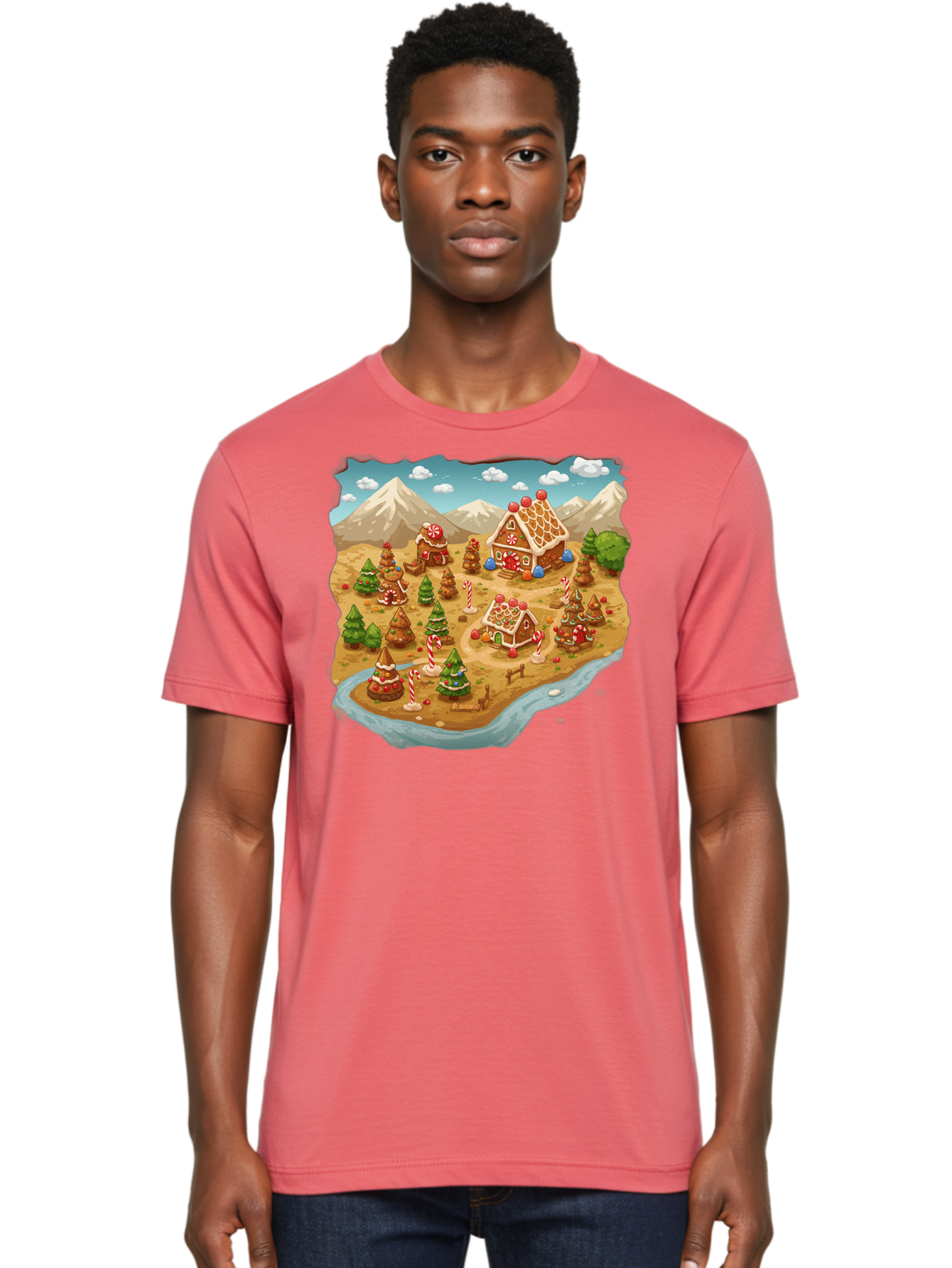 Gingerbread-Village Men'S Graphic Tee, 100% Cotton, Comfortable Casual Summer Wear, Machine Washable, Vintage Camera, Old Camera, Antique Camera, Black Camera, Classic Photography, Photography Equipment, Nostalgic Device, Film Camera, Baf129