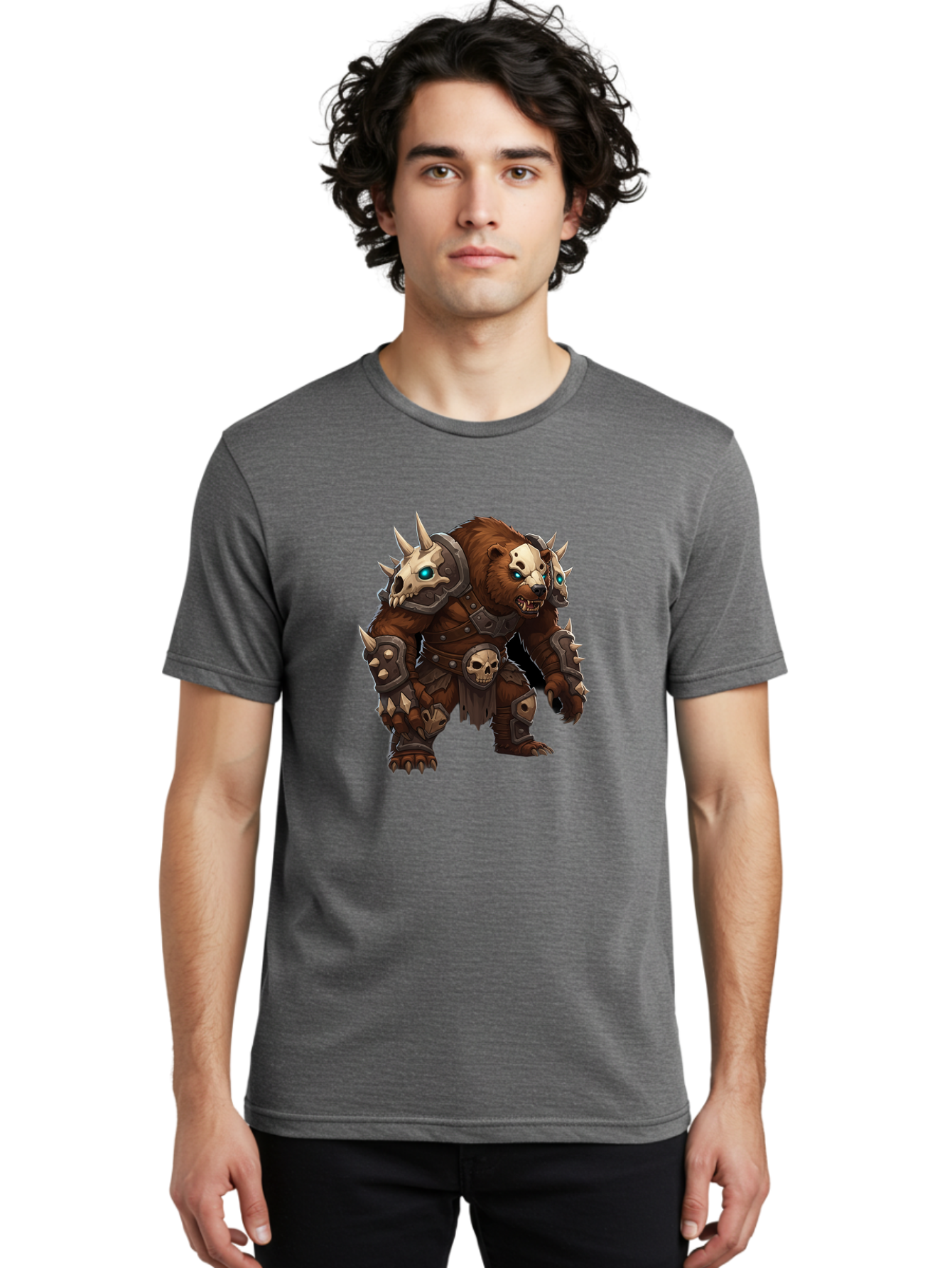 Grizzly-Terror Men'S Graphic Tee, 100% Cotton, Comfortable Casual Summer Wear, Machine Washable, Vintage Camera, Old Camera, Antique Camera, Black Camera, Classic Photography, Photography Equipment, Nostalgic Device, Film Camera, Camera Art Baf138