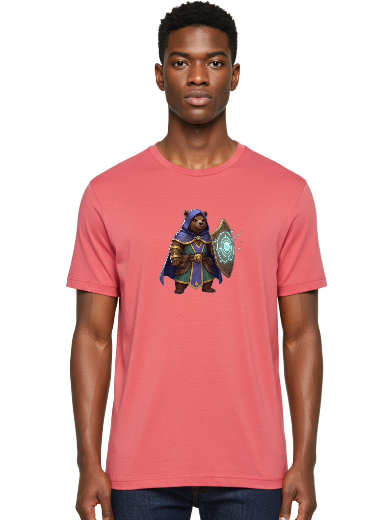Guardian-Bear Men'S Graphic Tee, 100% Cotton, Comfortable Casual Summer Wear, Machine Washable, Vintage Camera, Old Camera, Antique Camera, Black Camera, Classic Photography, Photography Equipment, Nostalgic Device, Film Camera, Camera Art Baf141