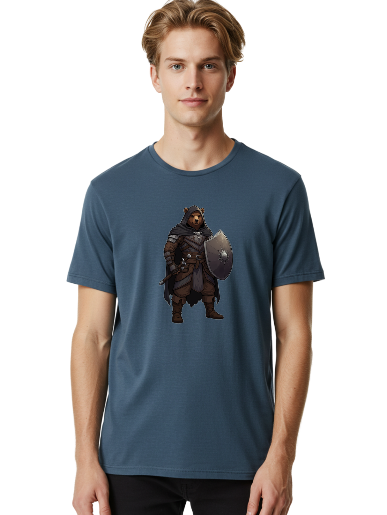 Knight-Bear Men'S Graphic Tee, 100% Cotton, Comfortable Casual Summer Wear, Machine Washable, Vintage Camera, Old Camera, Antique Camera, Black Camera, Classic Photography, Photography Equipment, Nostalgic Device, Film Camera, Camera Art Baf167