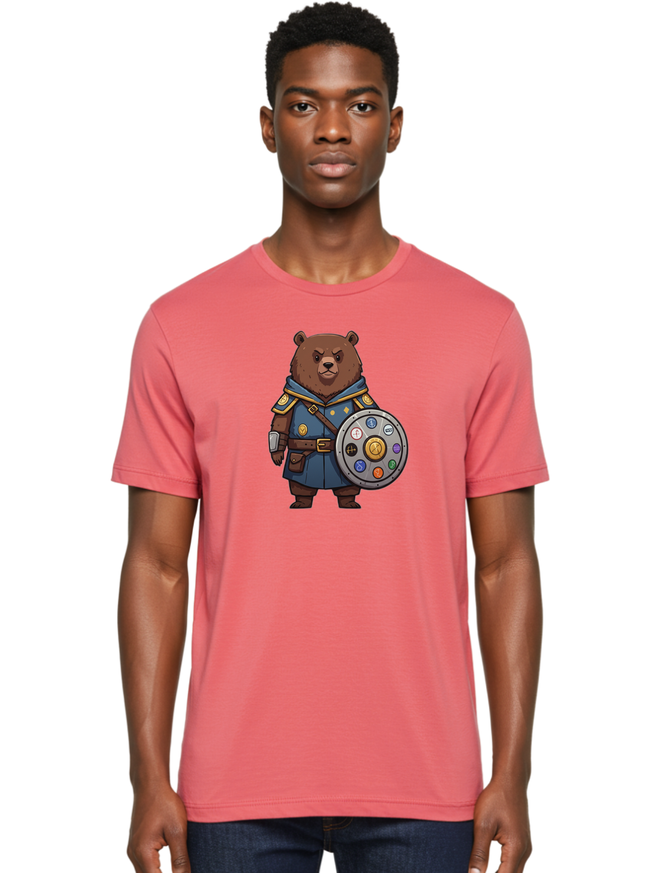 Knights-Bear Men'S Graphic Tee, 100% Cotton, Comfortable Casual Summer Wear, Machine Washable, Vintage Camera, Old Camera, Antique Camera, Black Camera, Classic Photography, Photography Equipment, Nostalgic Device, Film Camera, Camera Art Baf168