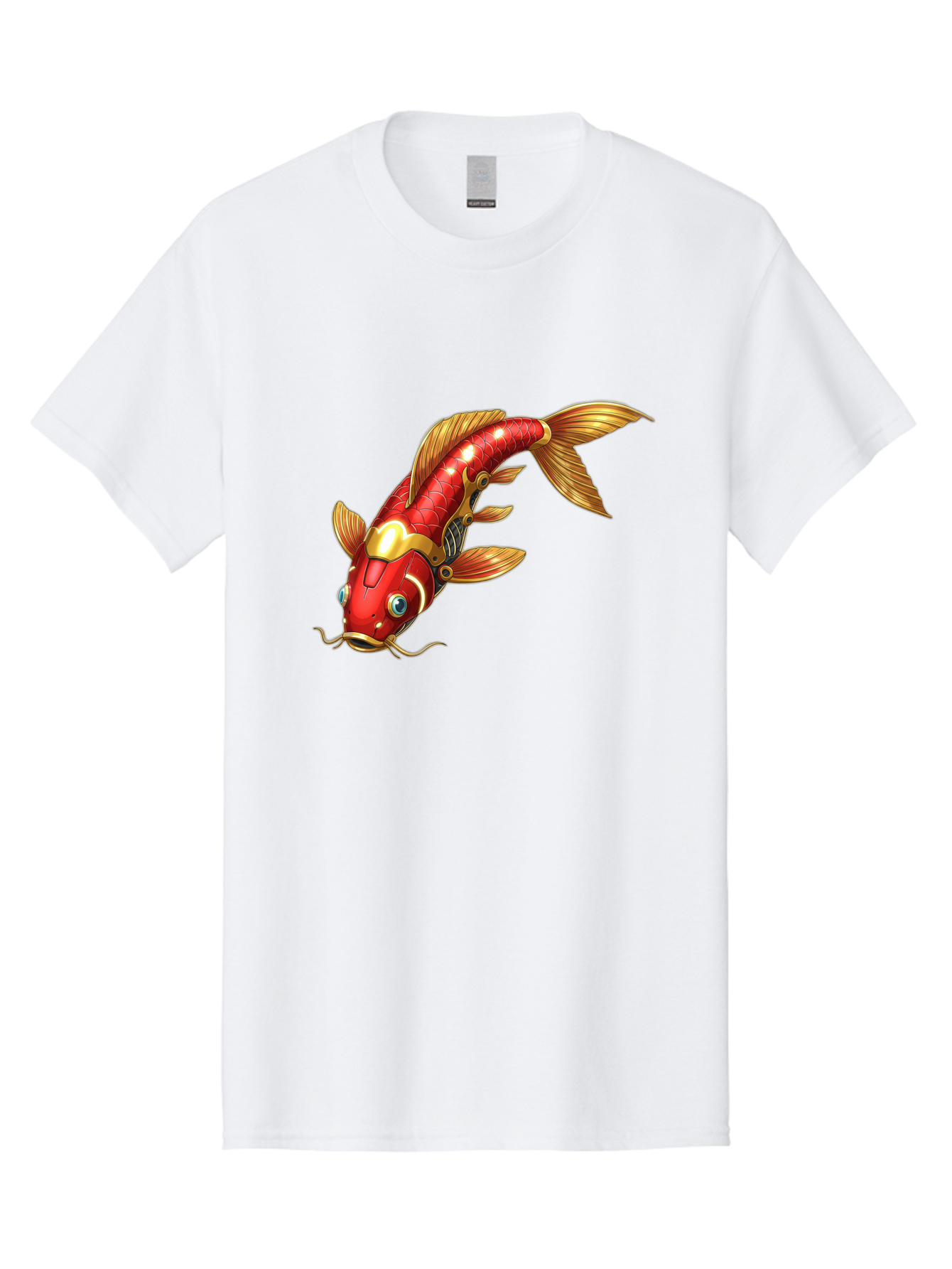 Koi-Fish-1 Men'S Graphic Tee, 100% Cotton, Comfortable Casual Summer Wear, Machine Washable, Vintage Camera, Old Camera, Antique Camera, Black Camera, Classic Photography, Photography Equipment, Nostalgic Device, Film Camera, Camera Art Baf169