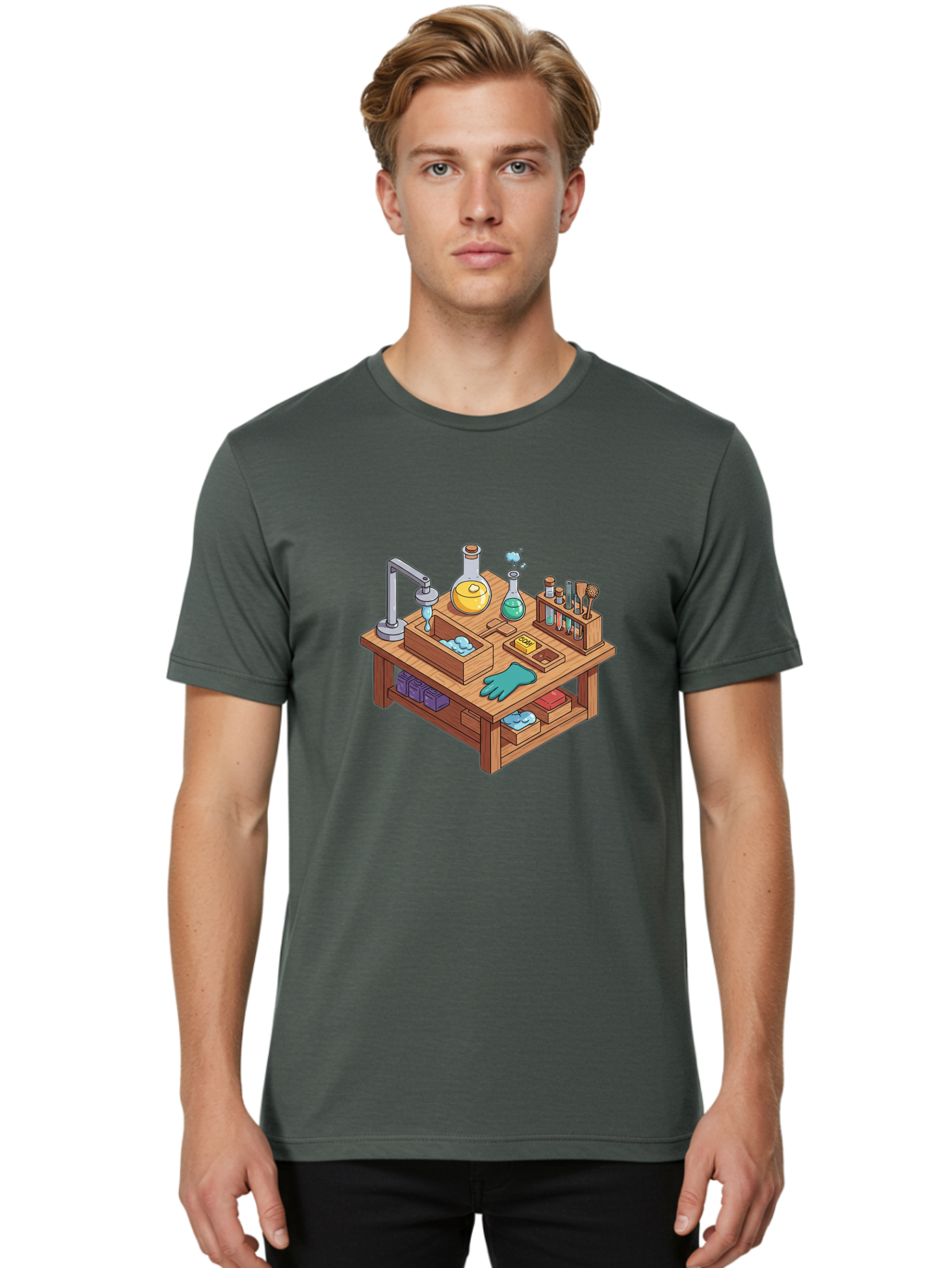 Lab-Workbench Men'S Graphic Tee, 100% Cotton, Comfortable Casual Summer Wear, Machine Washable, Vintage Camera, Old Camera, Antique Camera, Black Camera, Classic Photography, Photography Equipment, Nostalgic Device, Film Camera, Camera Art Baf179