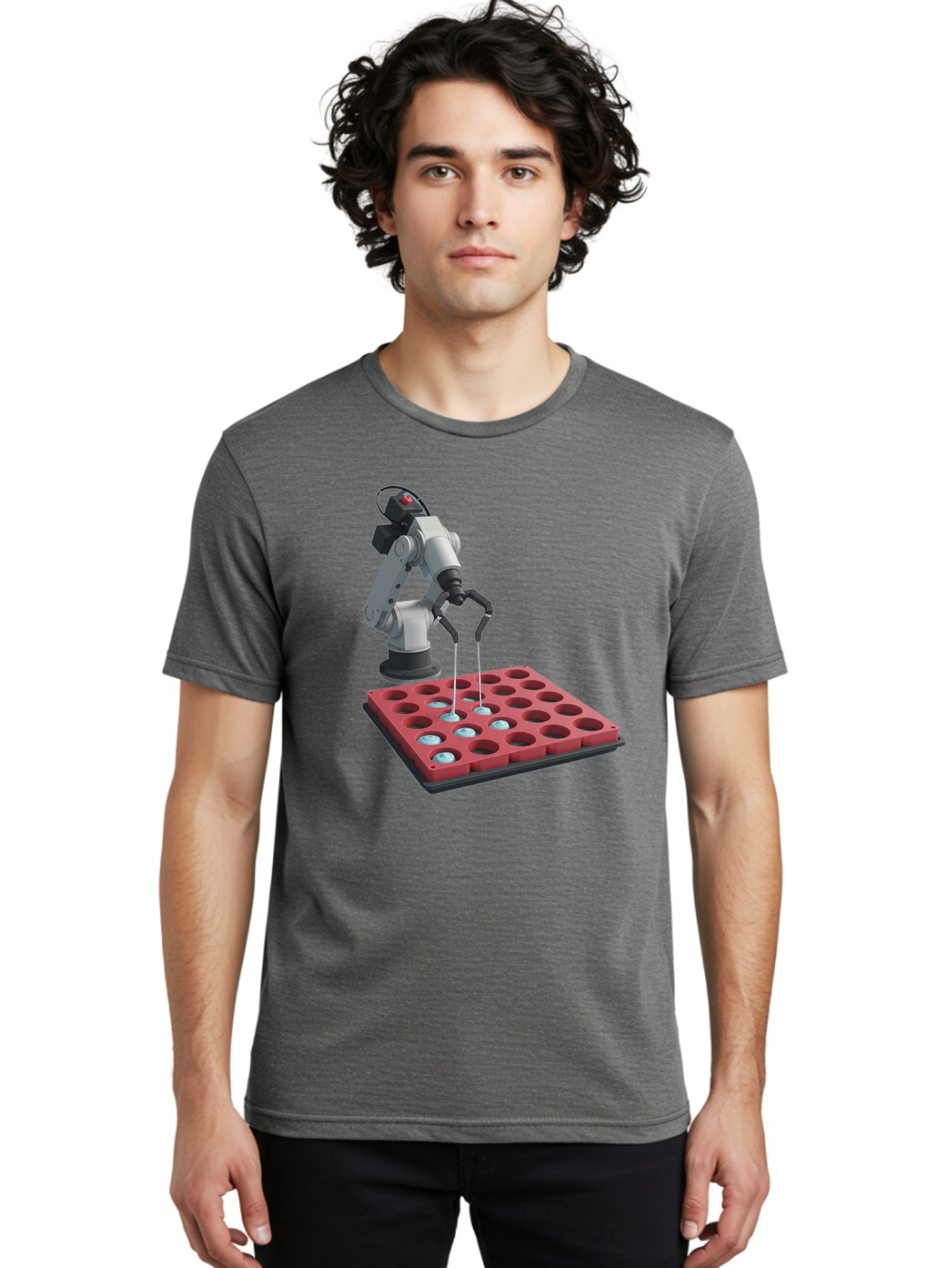 Laboratory-Robot-Arm Men'S Graphic Tee, 100% Cotton, Comfortable Casual Summer Wear, Machine Washable, Vintage Camera, Old Camera, Antique Camera, Black Camera, Classic Photography, Photography Equipment, Nostalgic Device, Film Camera, Baf180